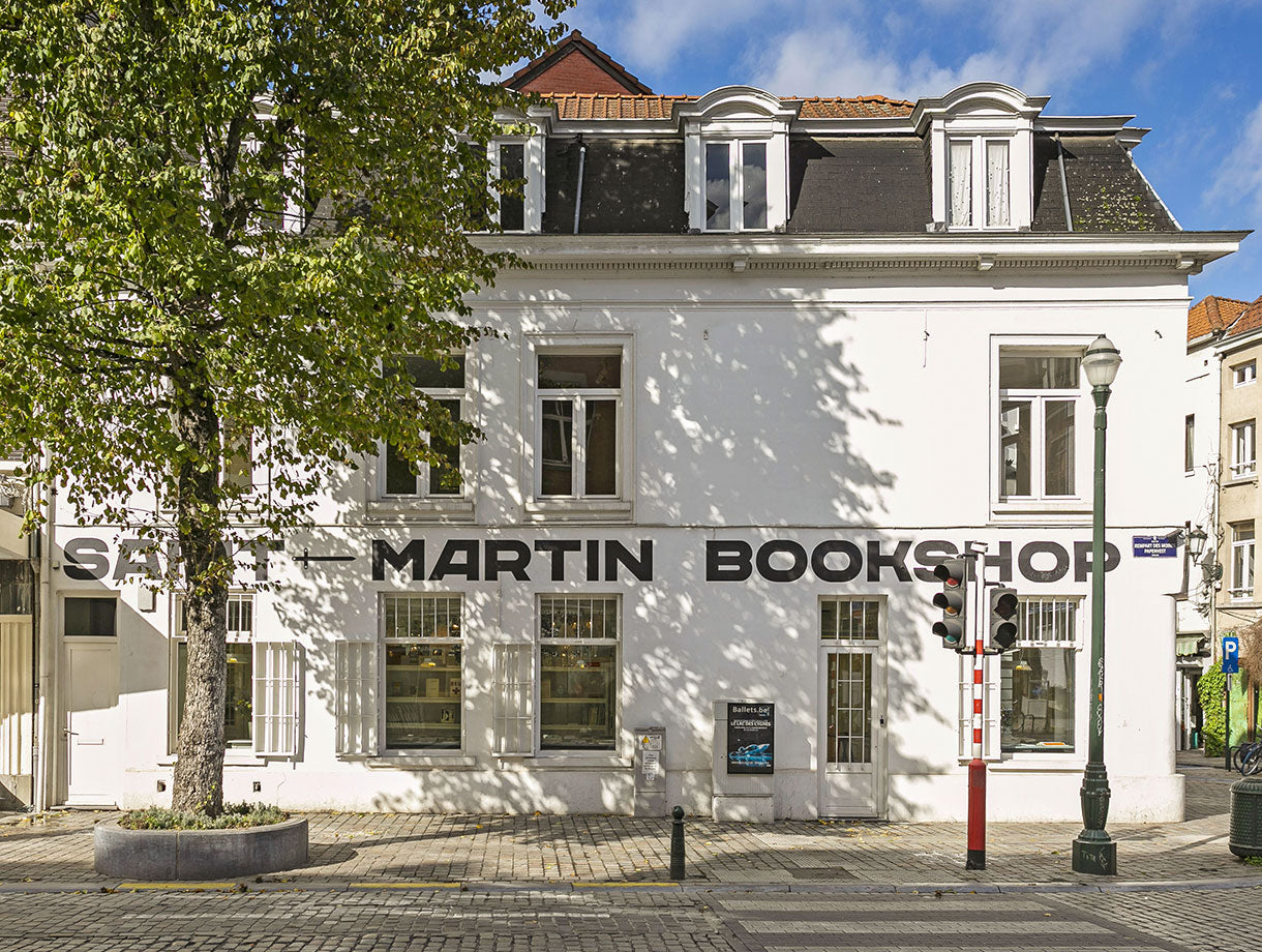 Saint-Martin Bookshop independent art bookshop, in ex Maison Matin Margiela in Brussels, specialised in contemporary art books. For artists, curators, collectors and art lovers.