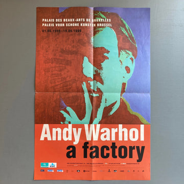 Andy Warhol - a factory poster - Palais des Beaux-Arts 1999