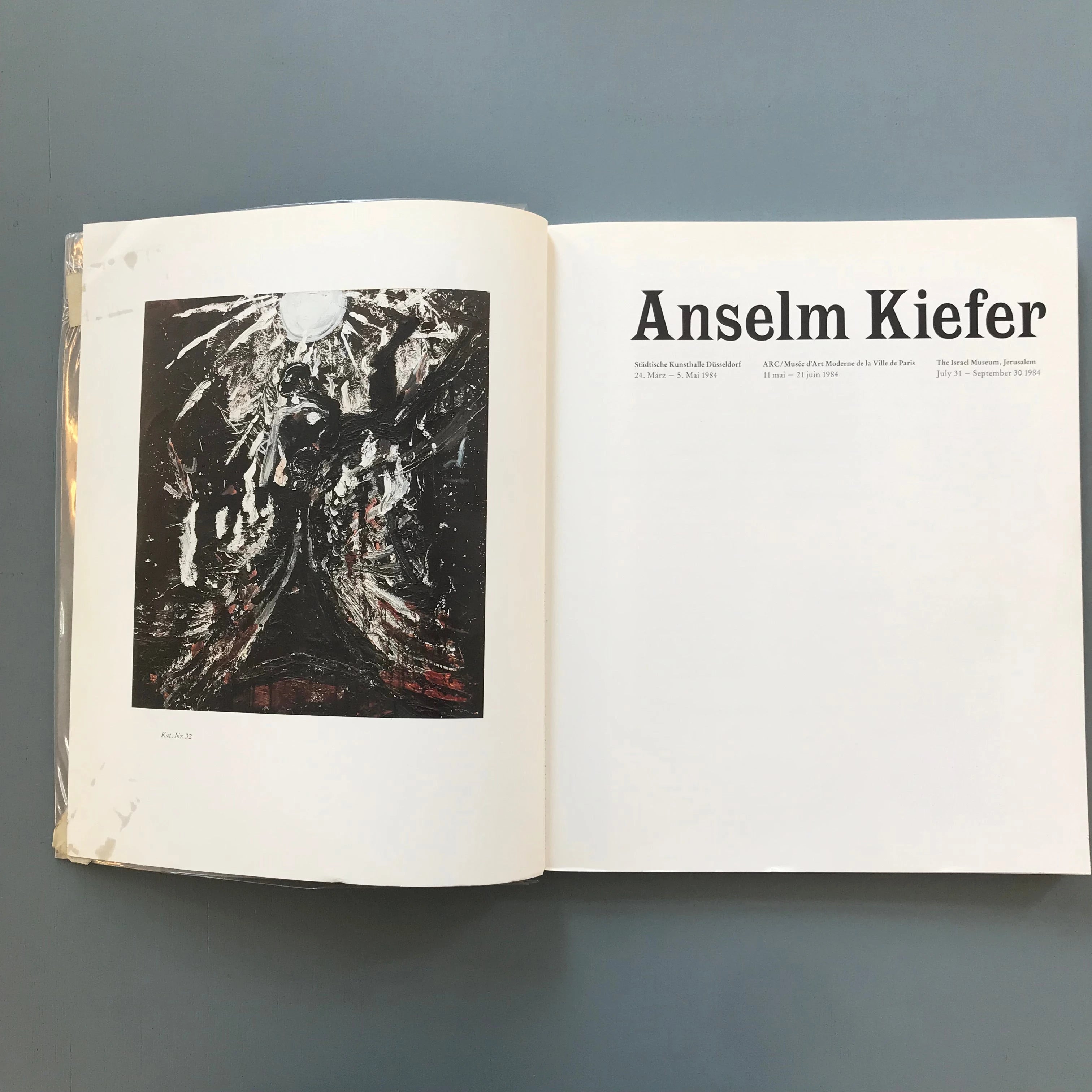 Anselm Kiefer - Städtische Kunsthalle Düsseldorf 1984 - Saint 