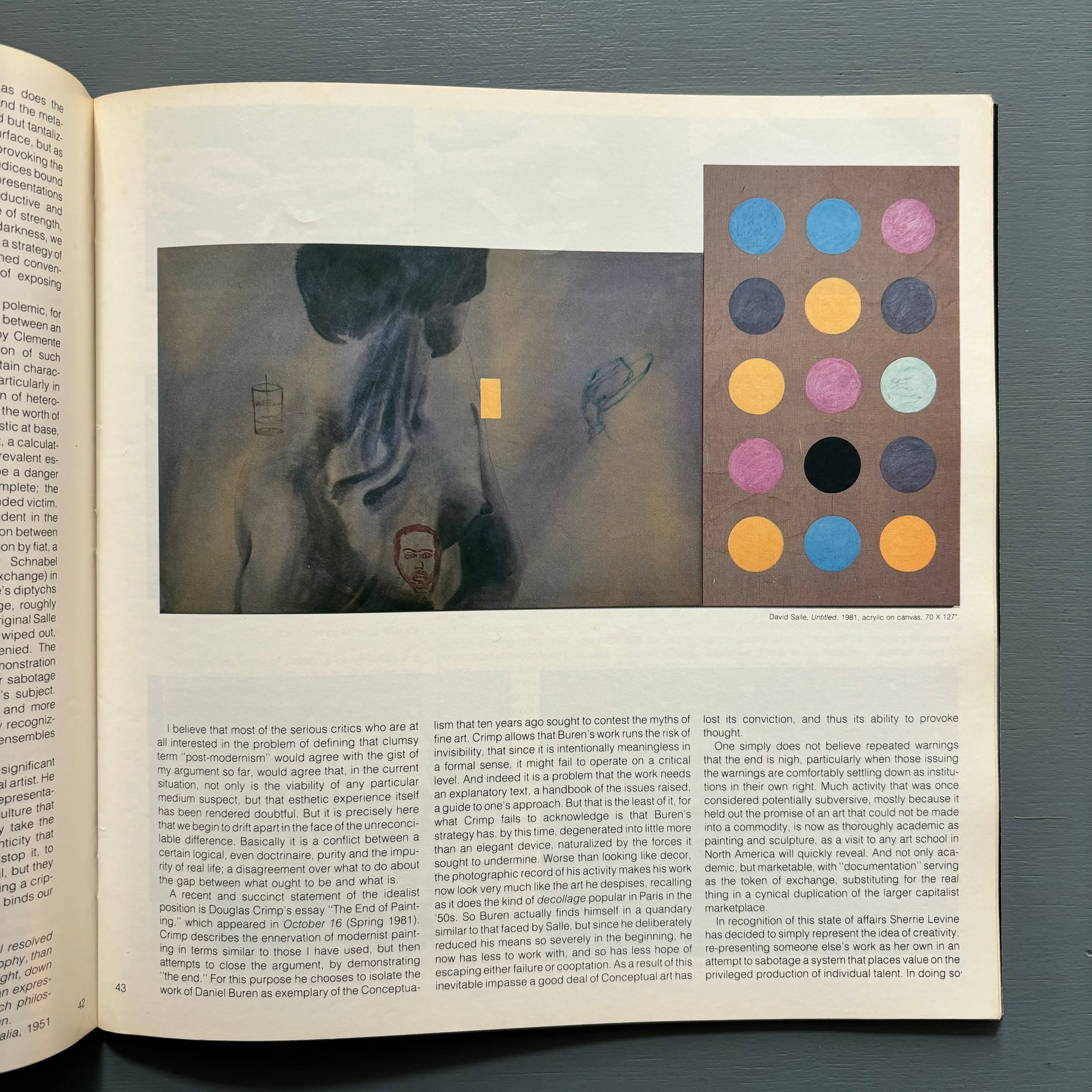 Artforum vol. XX no. 2 - Sol LeWitt cover October 1981 - Saint