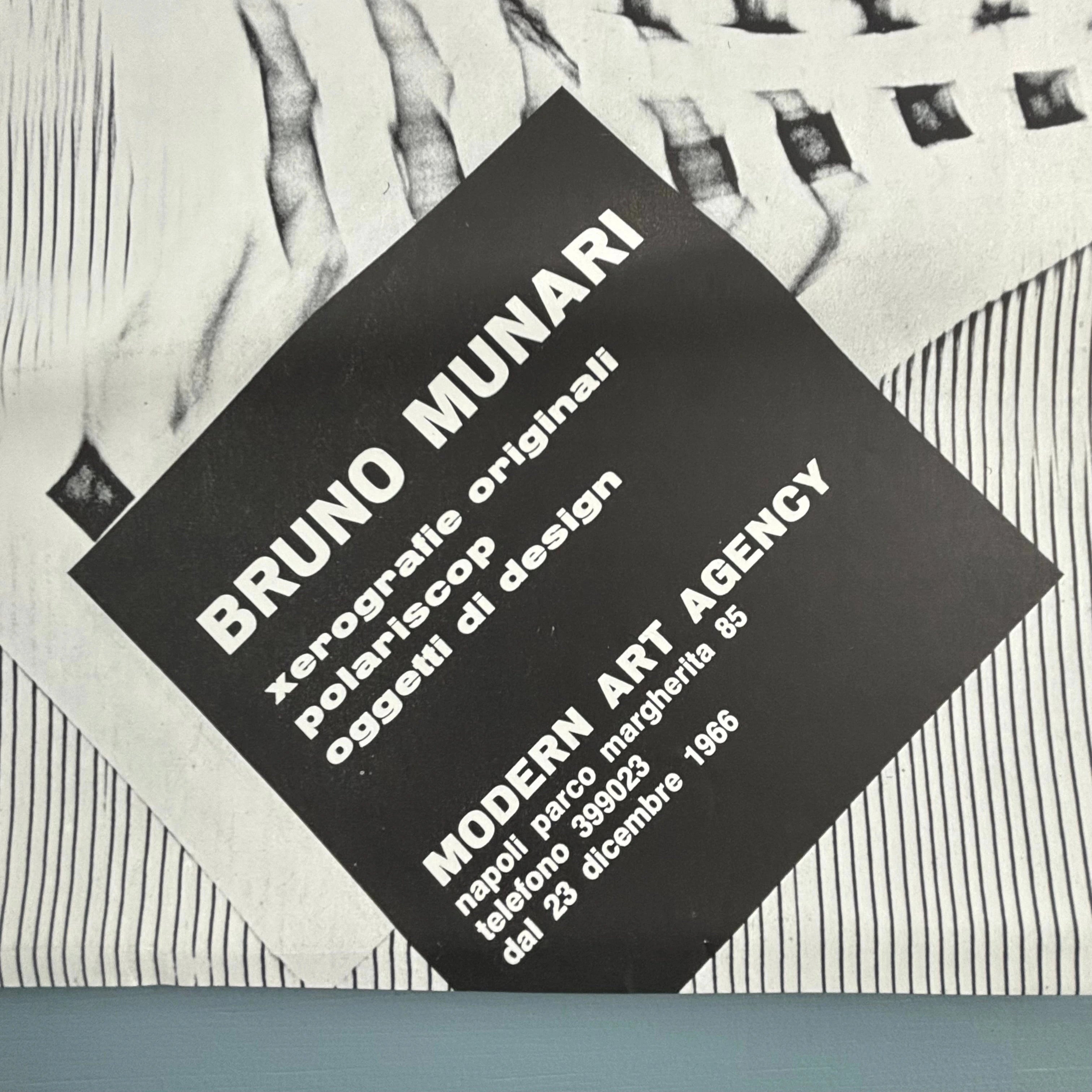 Bruno Munari - xerografie originali, polariscop, oggetti di design