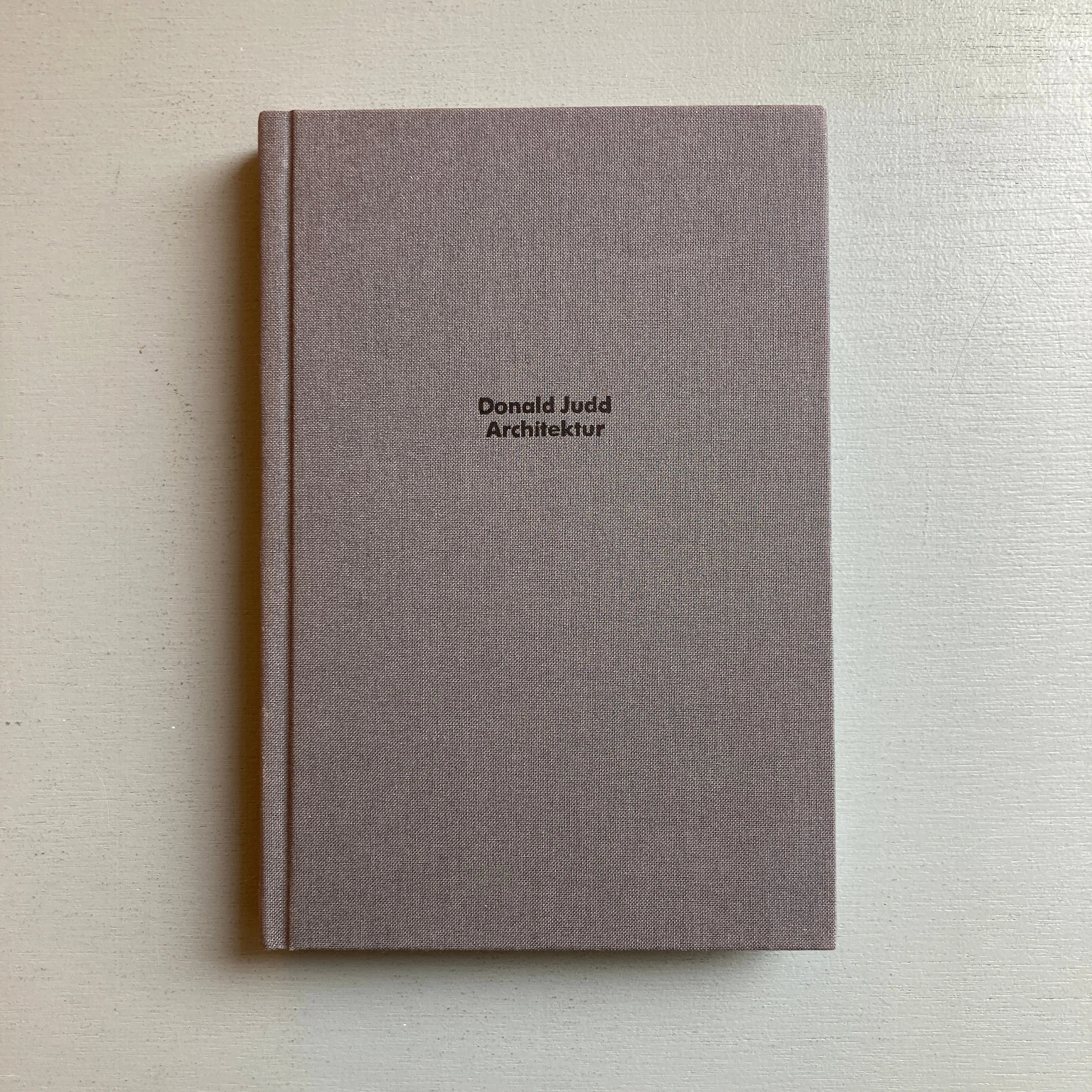 Donald Judd - Architektur - Münster 1990 - Saint-Martin Bookshop