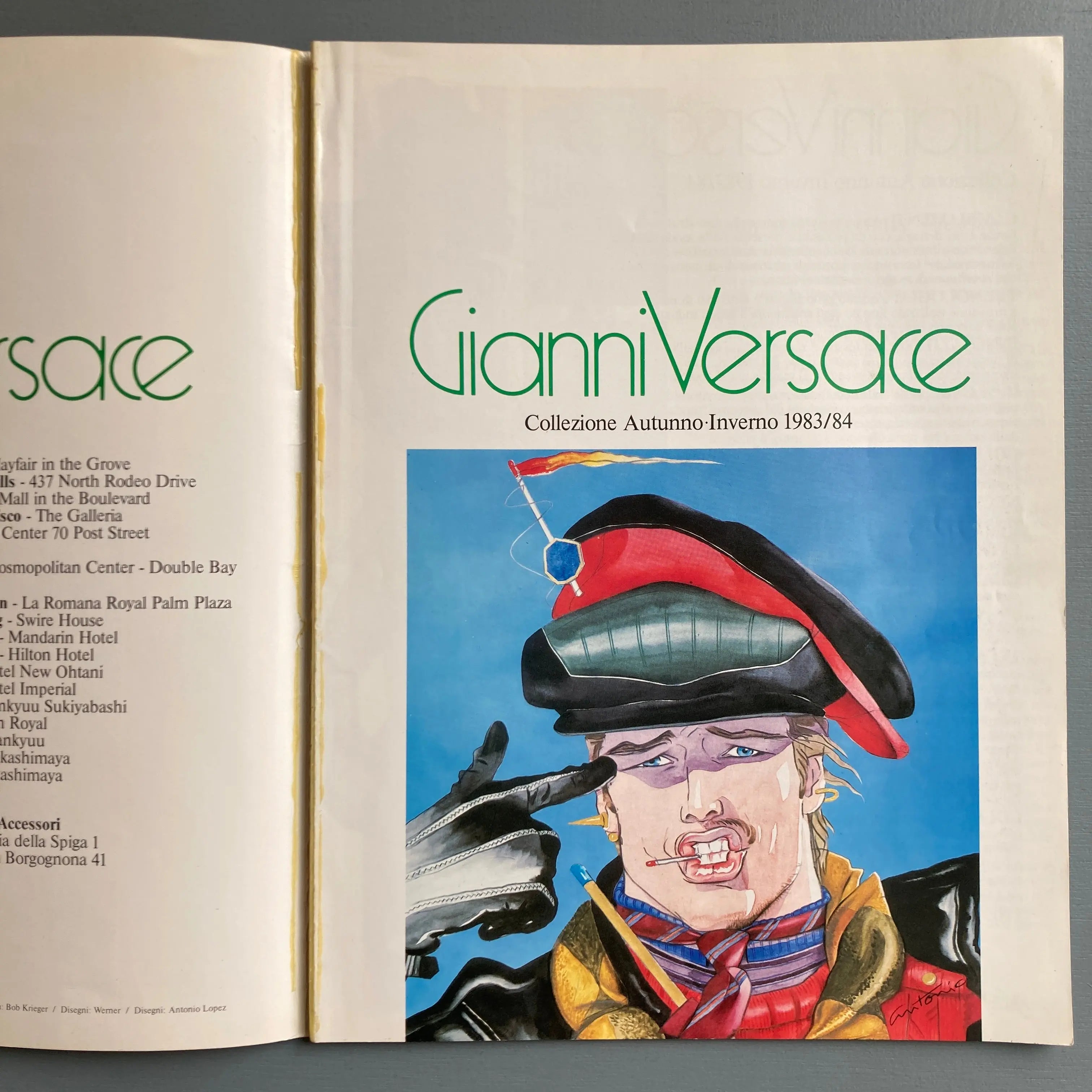Gianni Versace - Collezione Autunno-Inverno 1983/84 - Saint-Martin