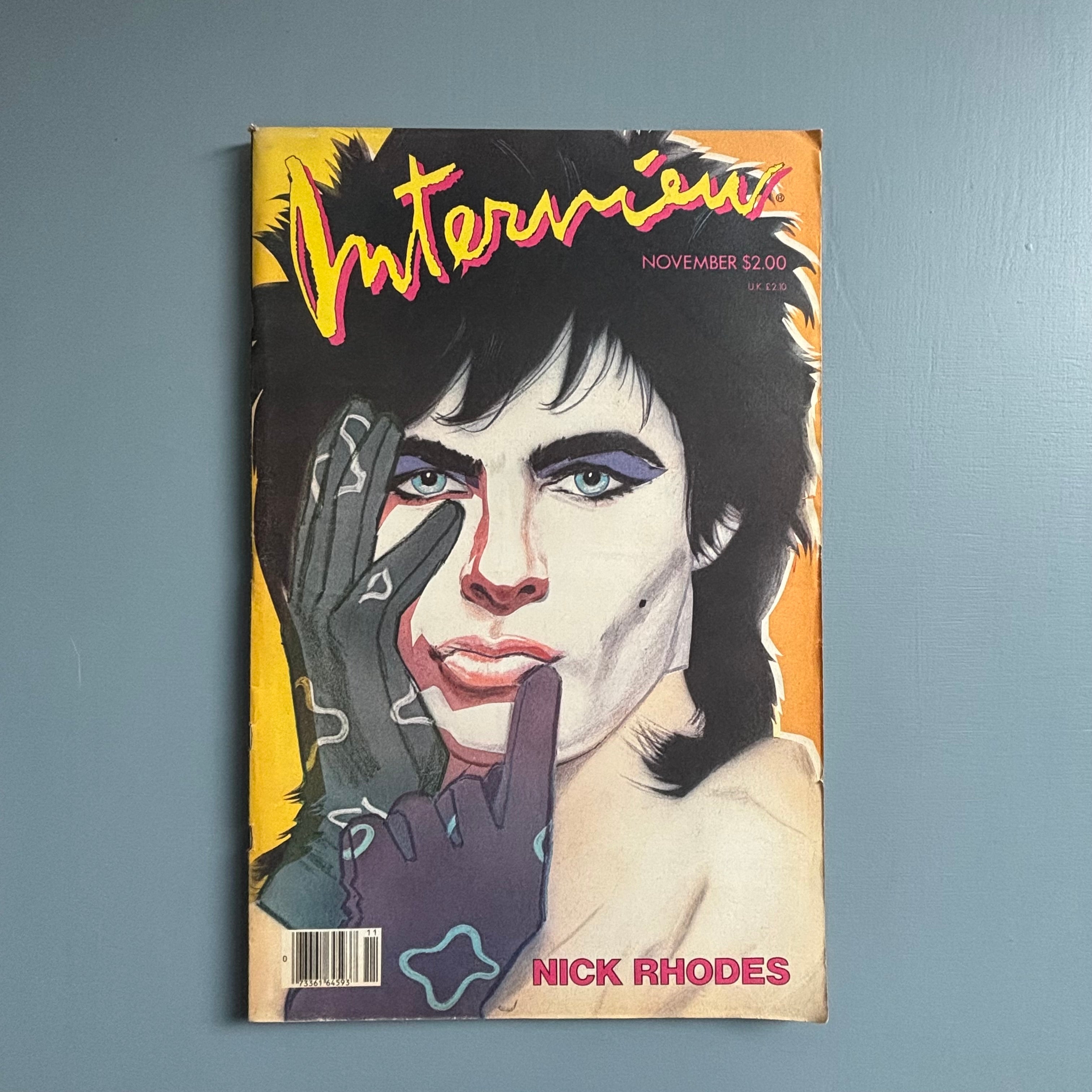 Interview - Nick Rhodes - November 1985 - Saint-Martin Bookshop