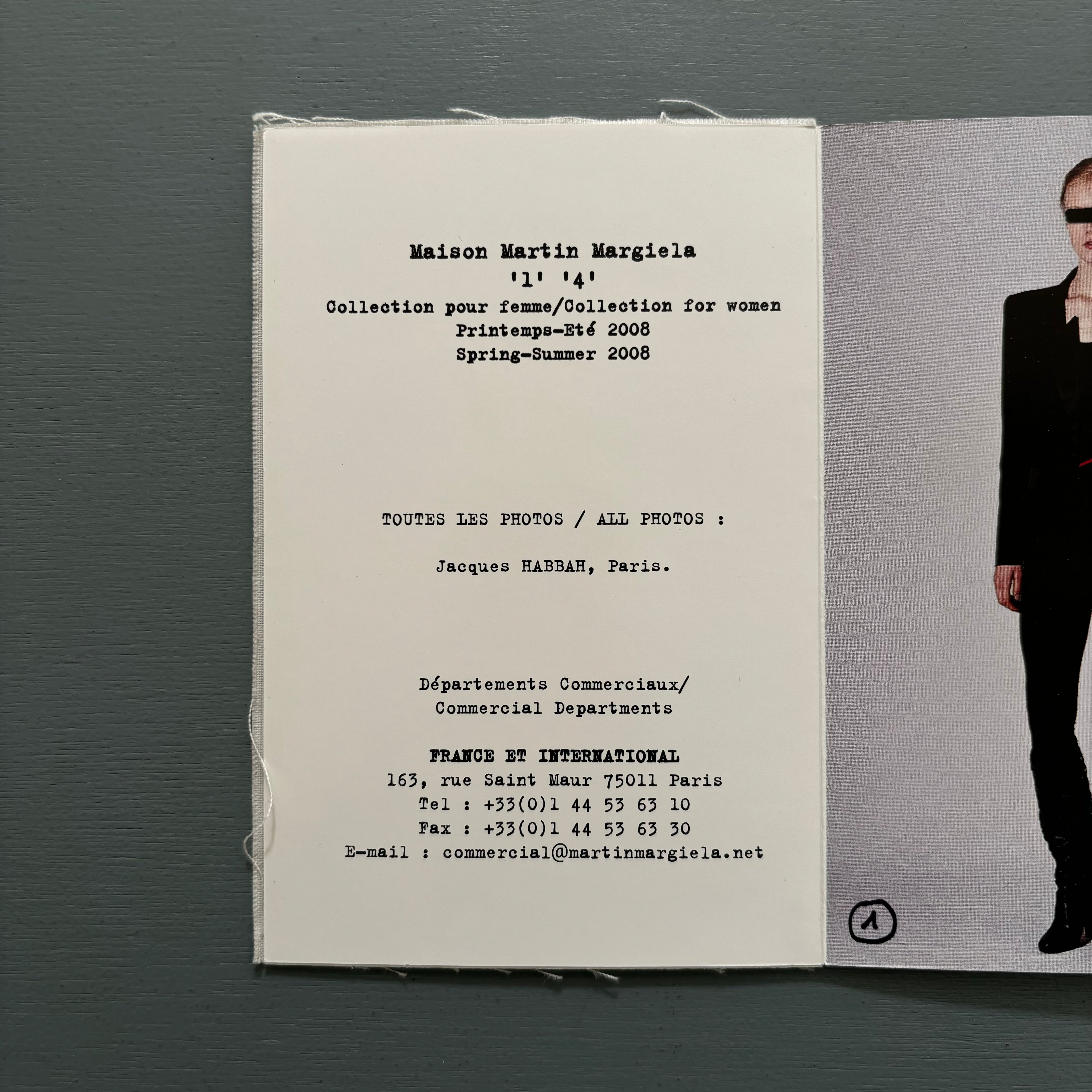 Maison Martin Margiela - Women S/S 2008 - Saint-Martin Bookshop