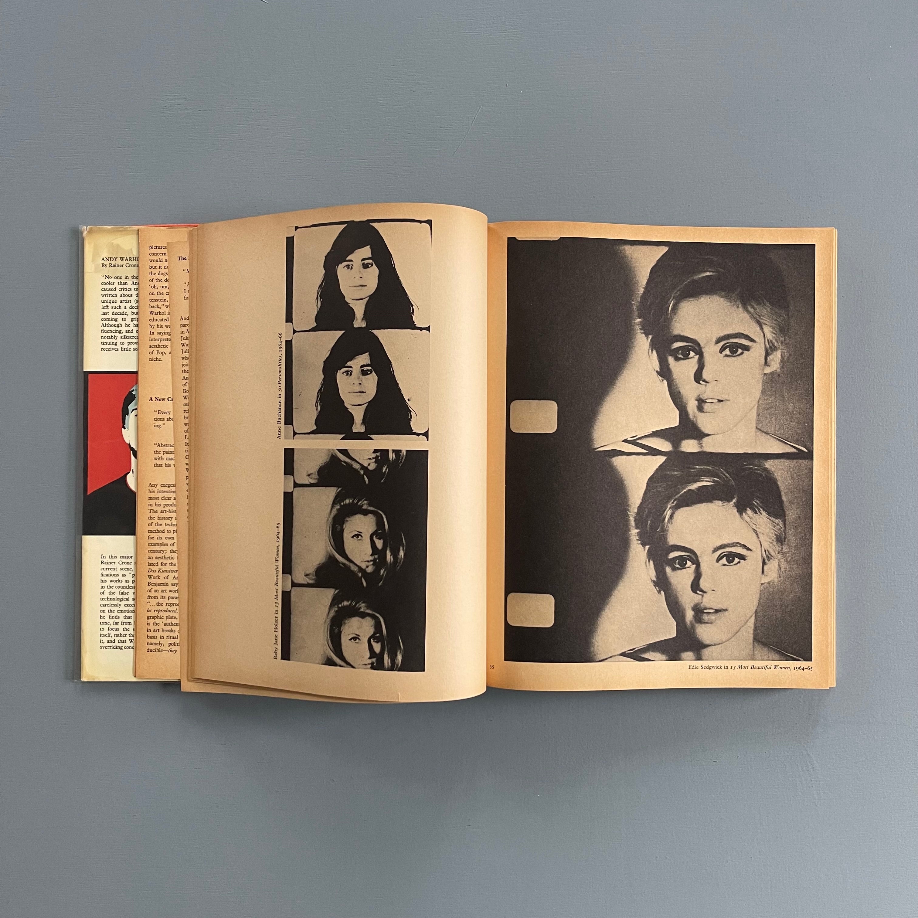 Rainer Crone - Warhol - Praeger Publishers 1970 - Saint