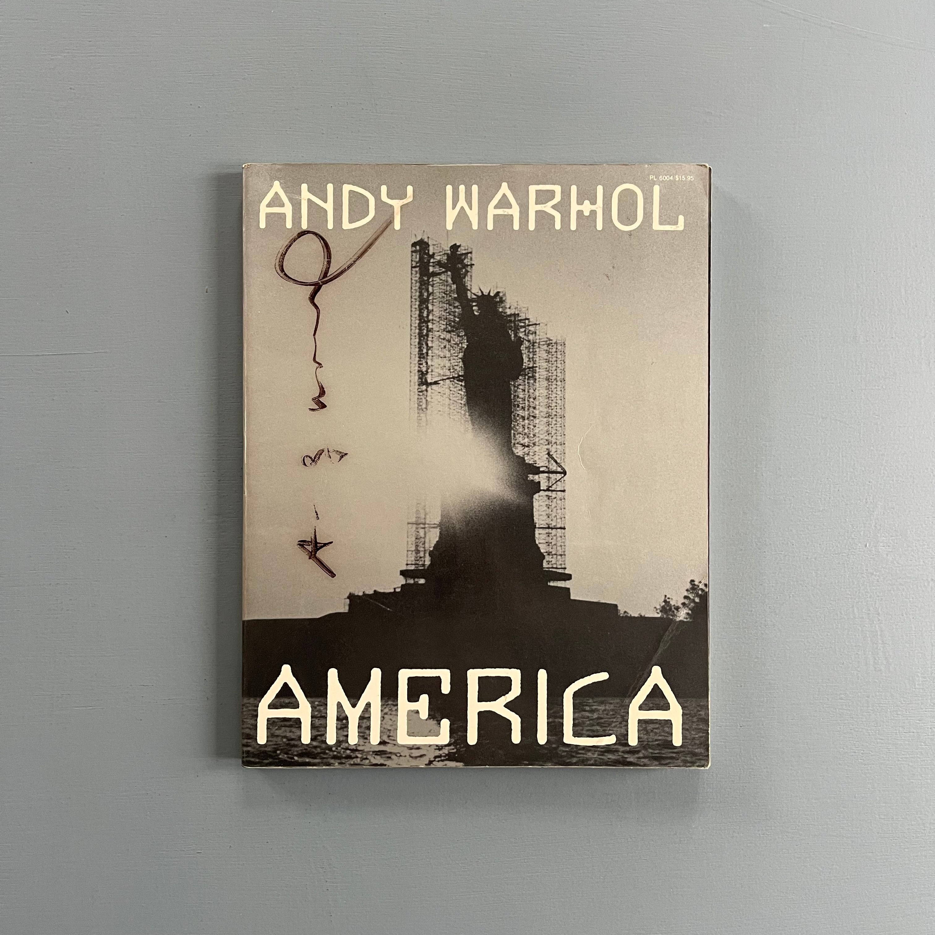 Andy Warhol (signed) - America - Harper & Row 1985 - Saint-Martin