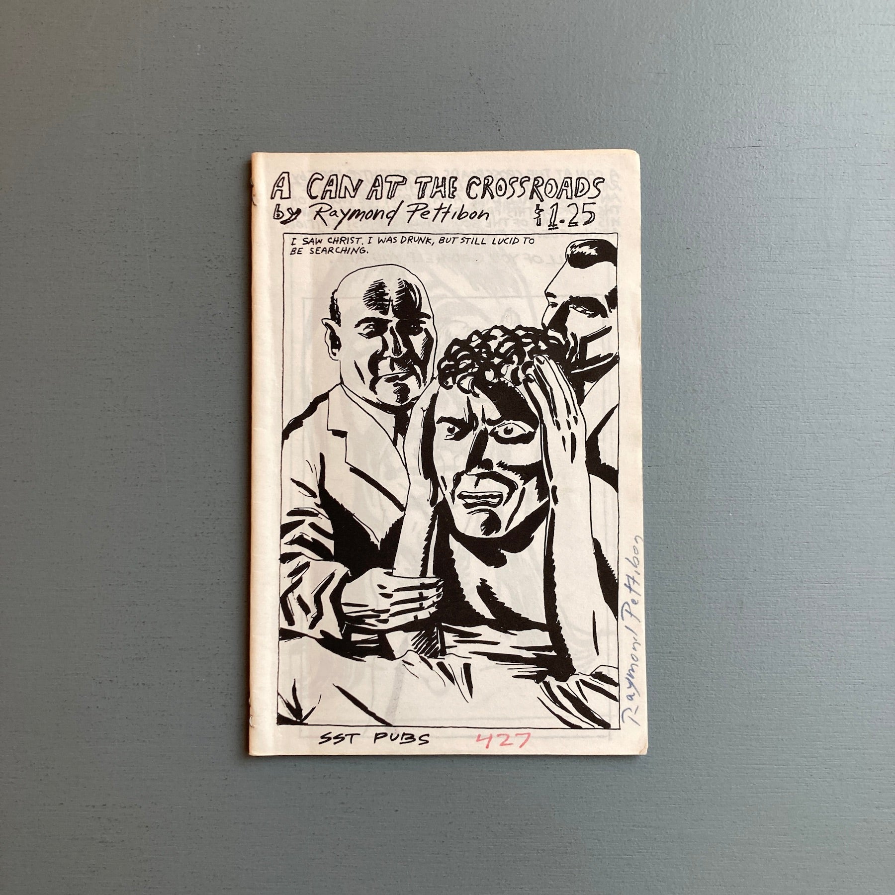 Raymond Pettibon (signed) - A can at the crossroads - SST Pubs 