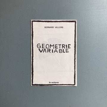 Bernard Villers - Géométrie Variable - Guy Schraenen 1991