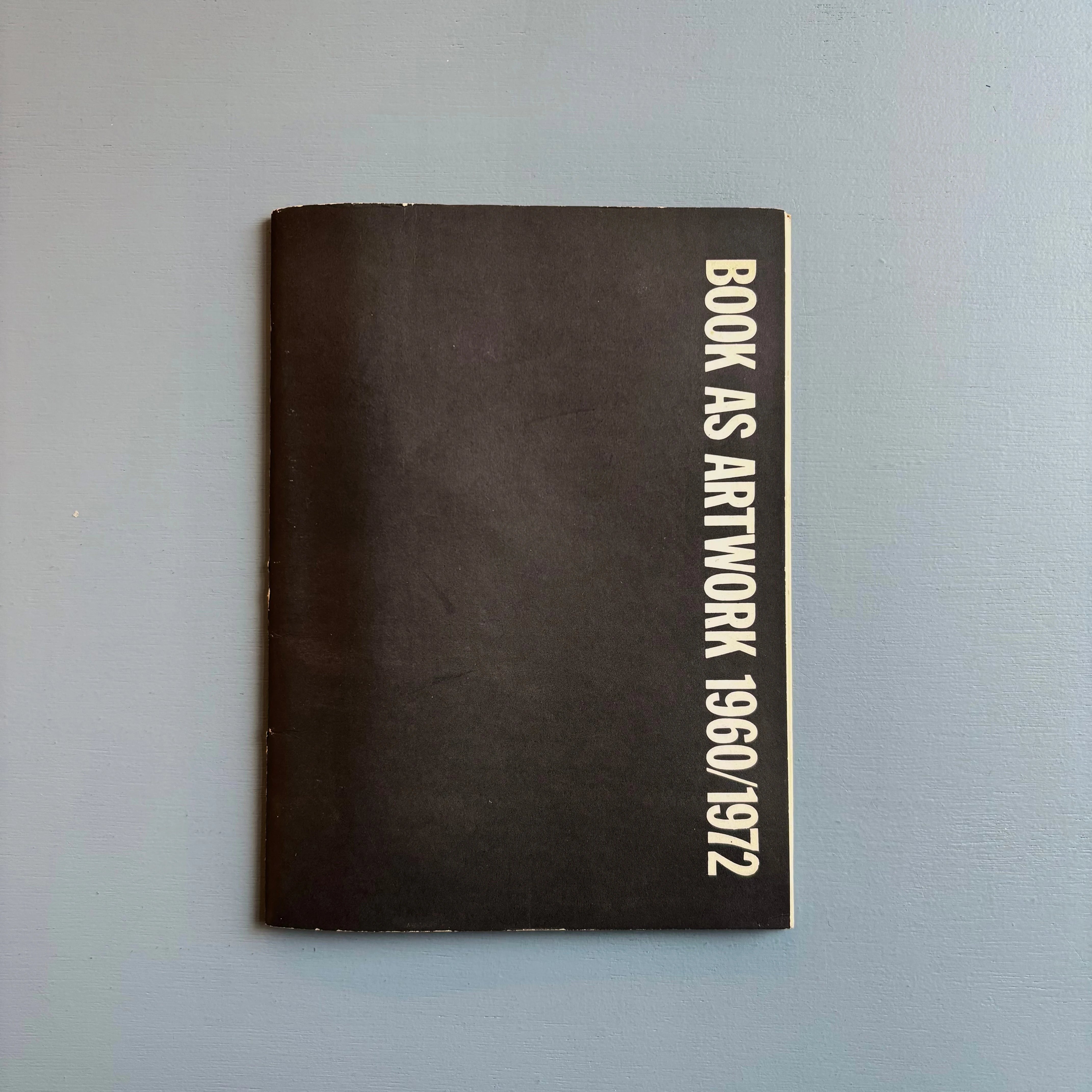 Germano Celant - Book as artwork 1960/1972 - Nigel Greenwood 1972