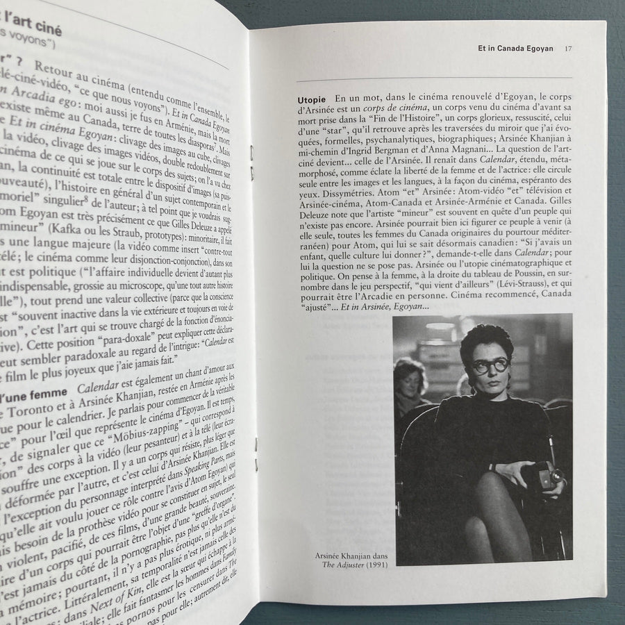 Atom Egoyan - Editions du Jeu de Paume 1993 - Saint-Martin Bookshop