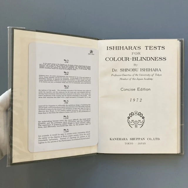 Ishihara's Tests for Colour-Blindness - Concise Edition