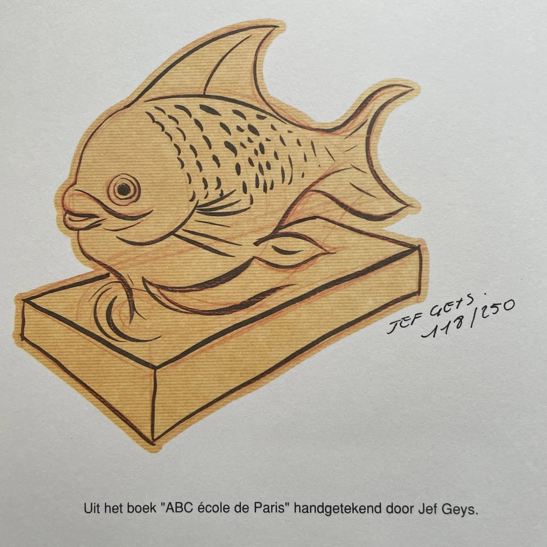 Jef Geys (signed & numbered with poster) - ABC Ecole de Paris 1990