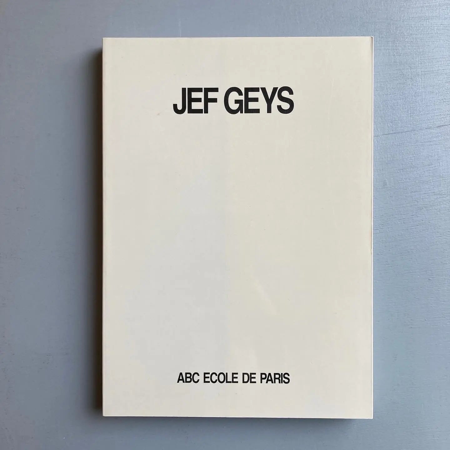 Jef Geys (signed & numbered) - ABC Ecole de Paris 1990 - Saint
