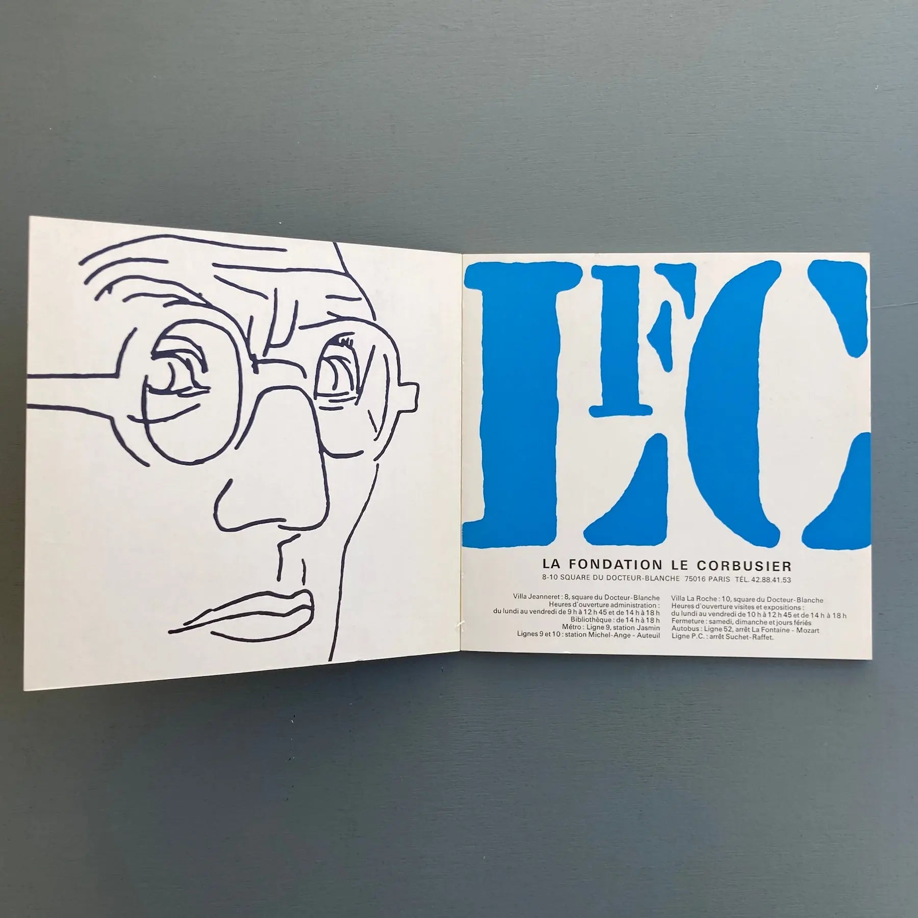 La Fondation Le Corbusier - Booklet designed by Jean Petit - FLC