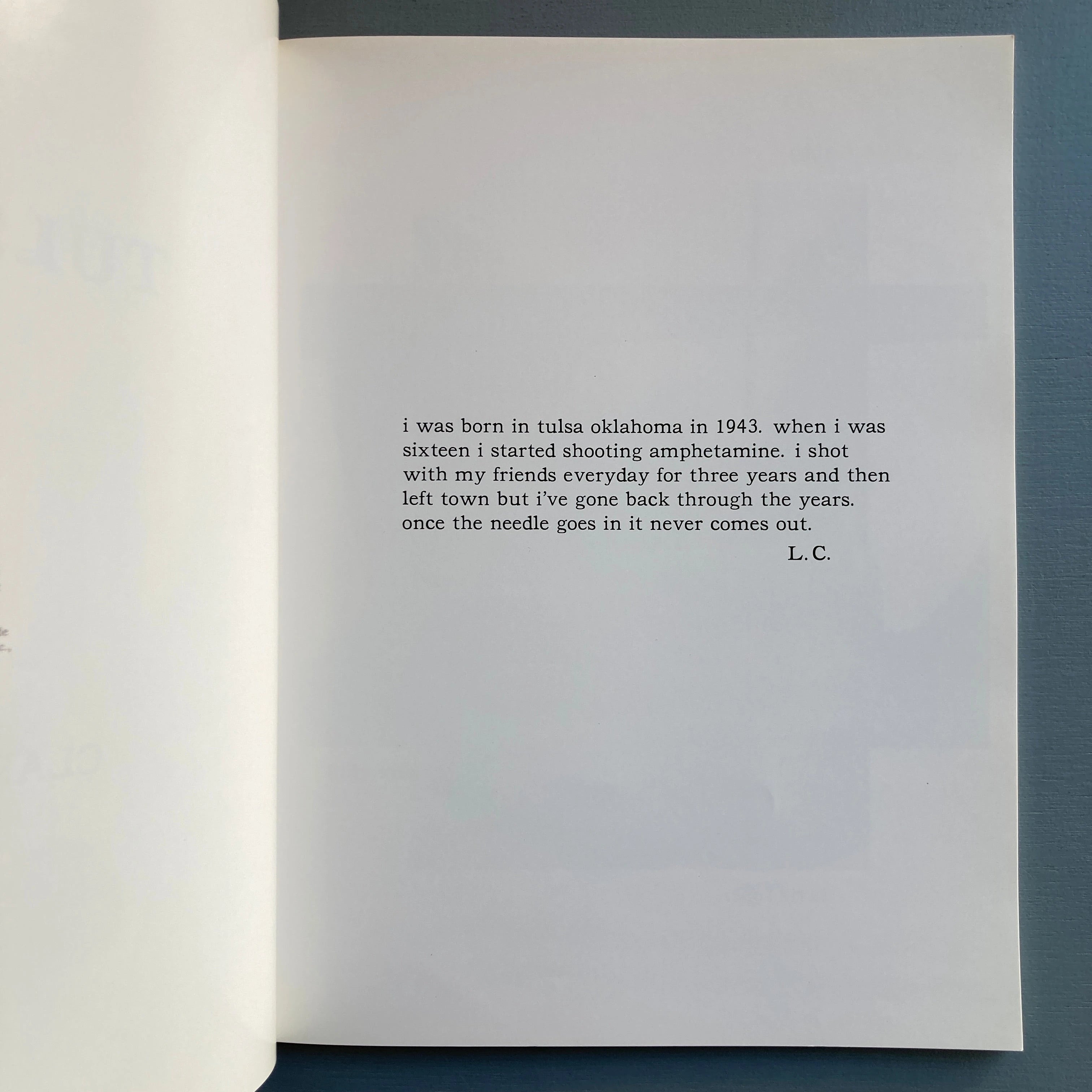 Larry Clark写真集 Tulsa ソフトGrove Press 2000 Larry Clark - Tulsa - Grove Press 2000 - Saint-Martin Bookshop