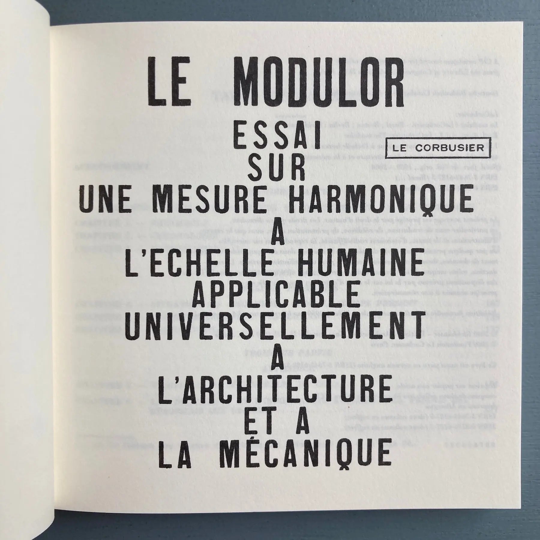 LE CORBUSIER  LE MODULOR Ⅰ , Ⅱ(フランス語) 51-6eD8X+cL._AC_SY200_QL15_.jpg