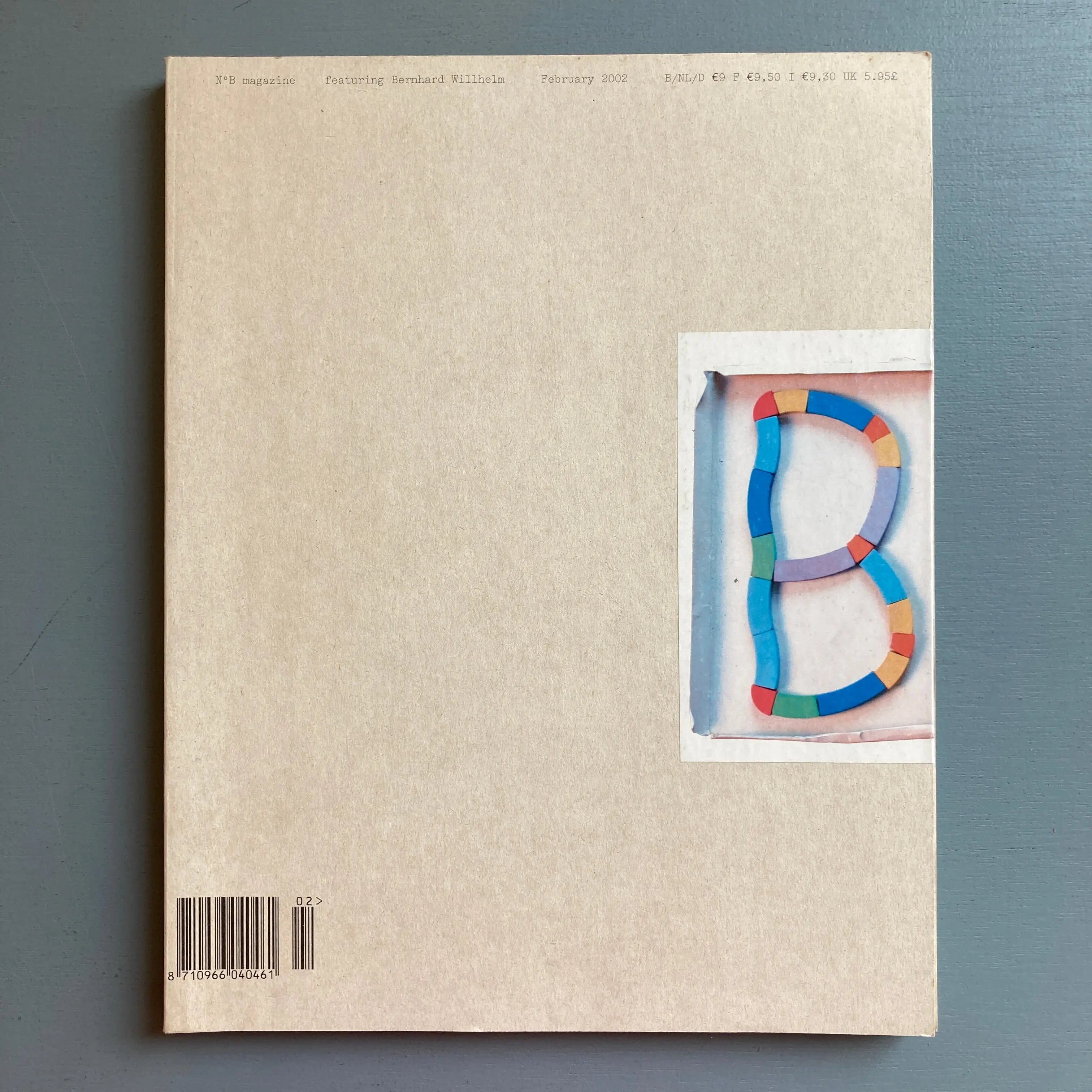 A Magazine - N°B Bernhard Willhelm - 2002 - Saint-Martin Bookshop