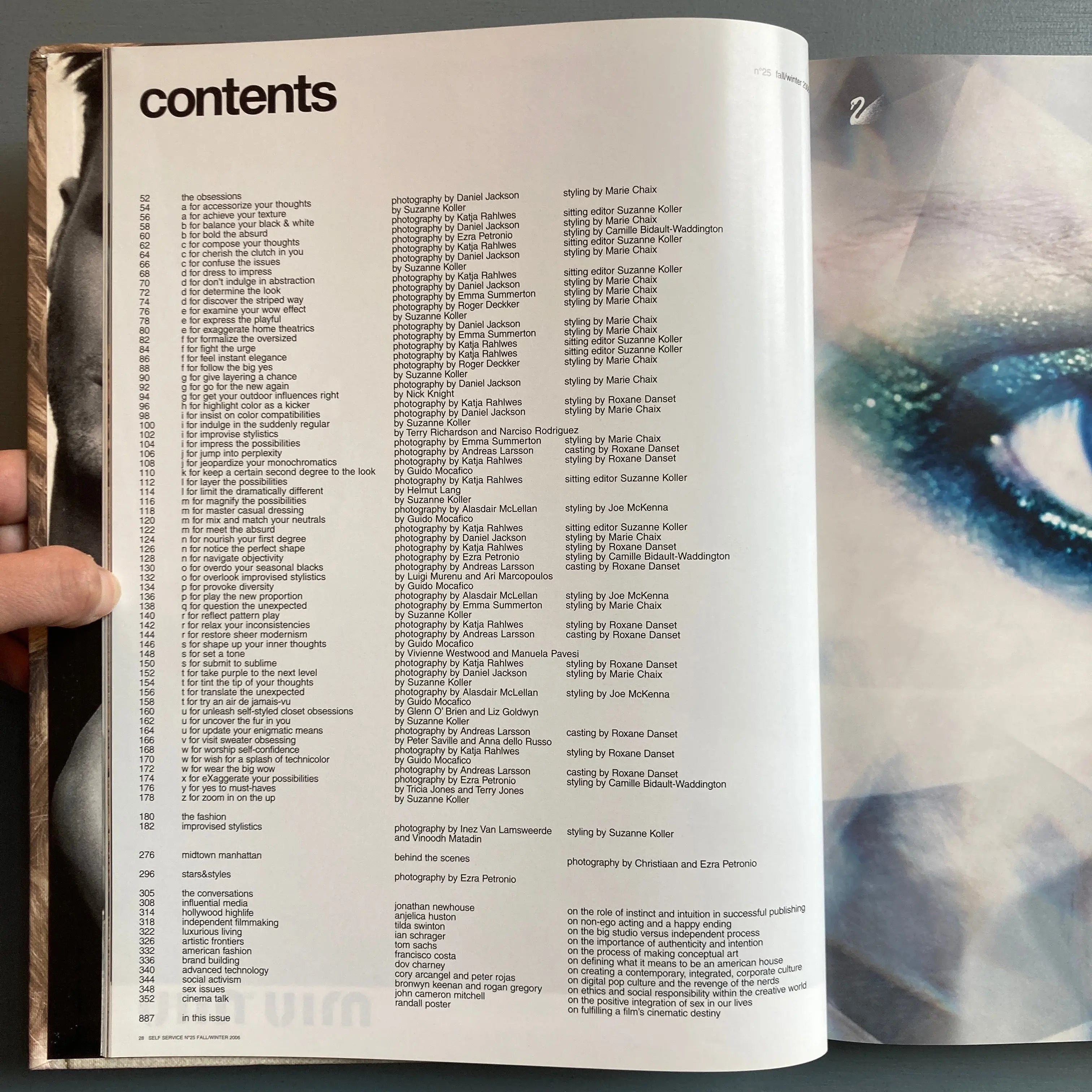『Self Service』vol.25（2006年 Fall／Winter号） Self Service issuen°25 - FALL/WINTER 2006 - Saint-Martin Bookshop
