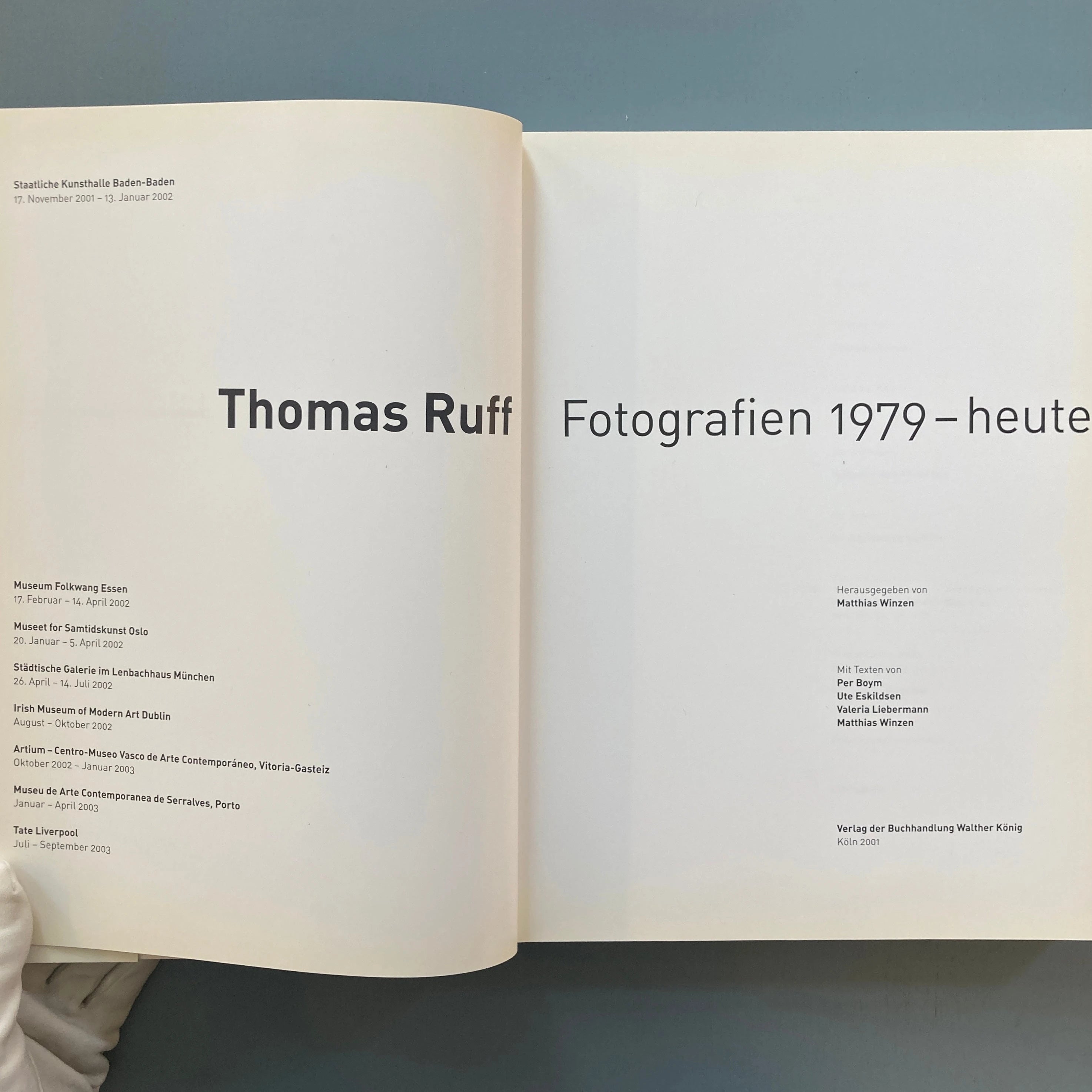 Thomas Ruff Fotografien 1979-heute