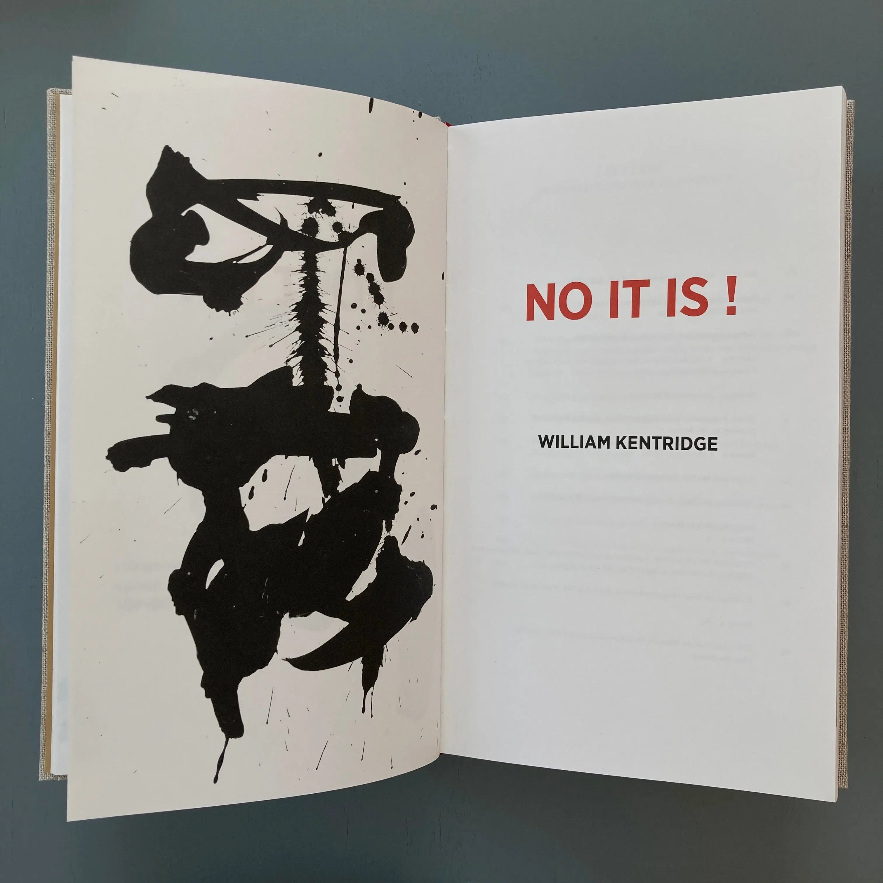 William Kentridge No It Is！ William Kentridge - No it is ! - König 2016 - Saint-Martin Bookshop