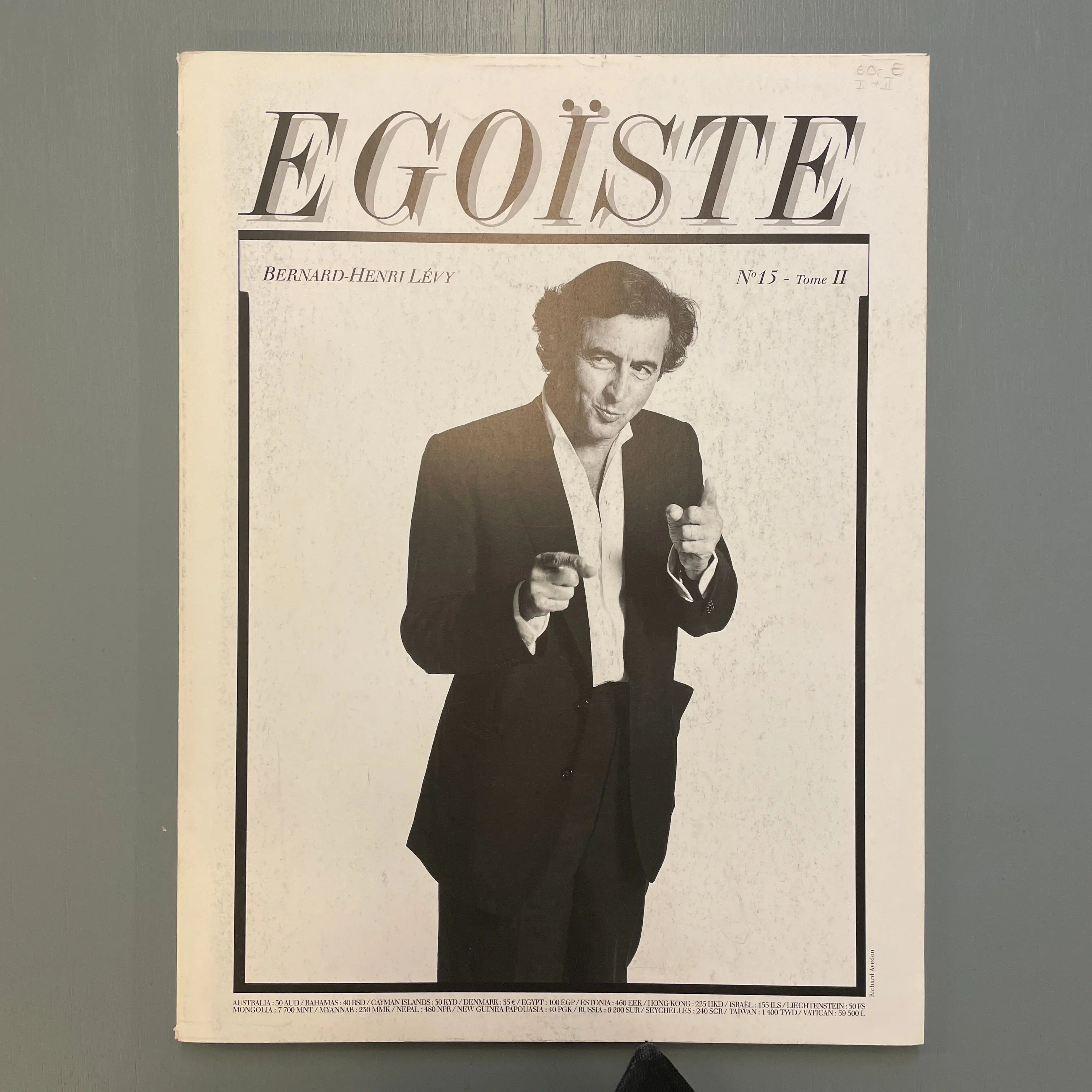 Egoïste No 15 Tome I & II - Editions Cassini 2006 – Saint-Martin