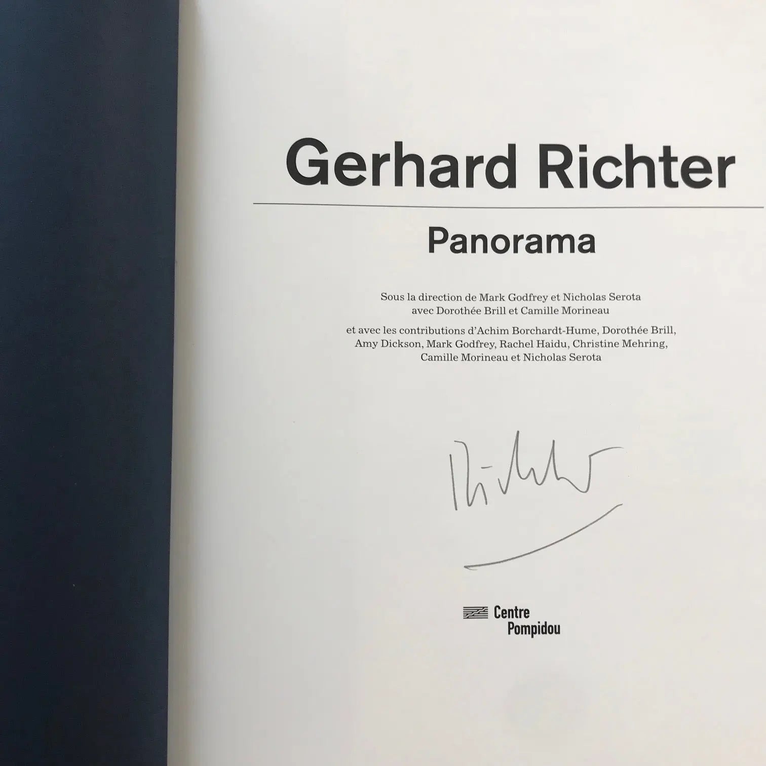 Gerhard Richter Sils　直筆サイン本 GERHARD RICHTER, Gerhard Richter, 2023 [signed book