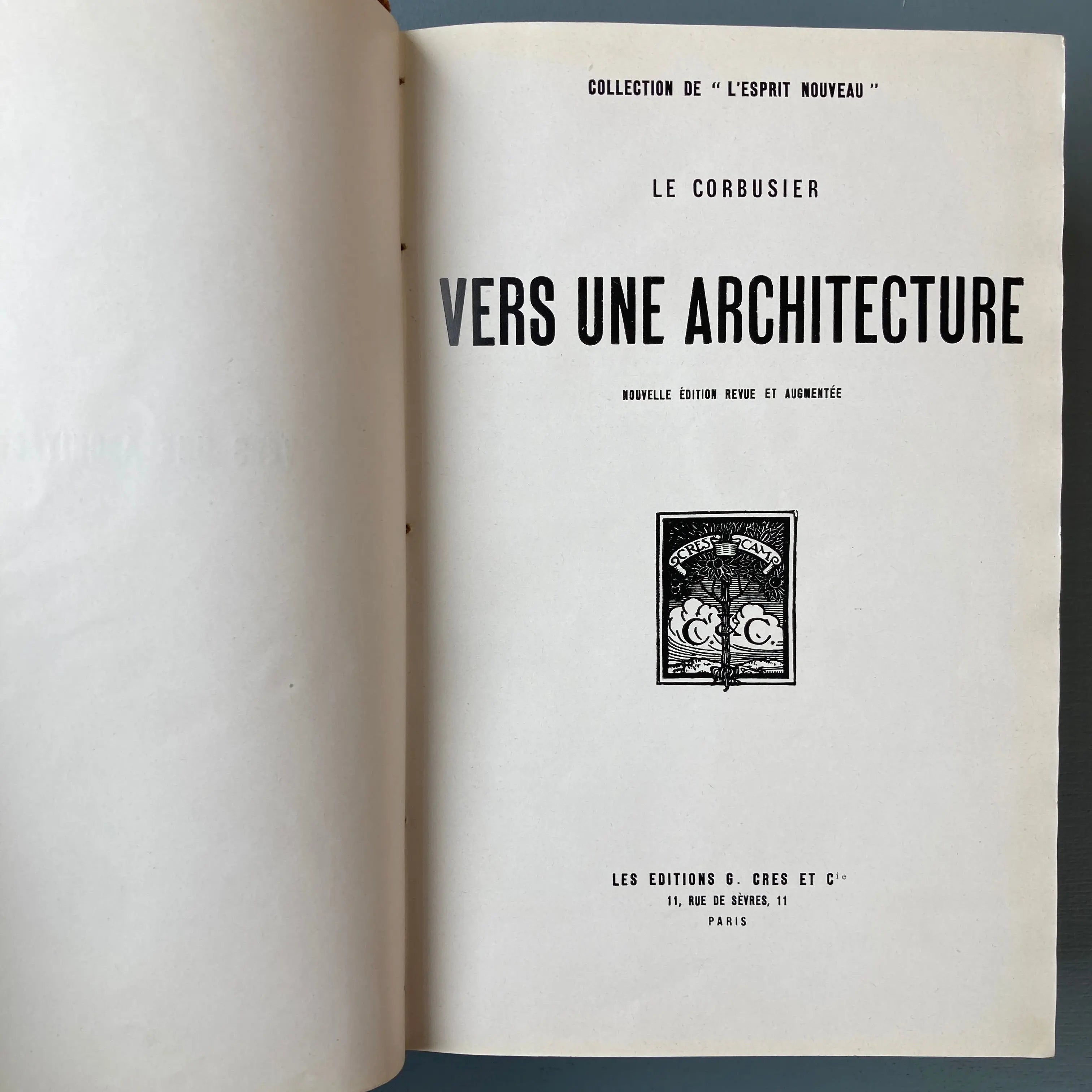 Le Corbusier - Vers une architecture (2ème édition - Saint-Martin 
