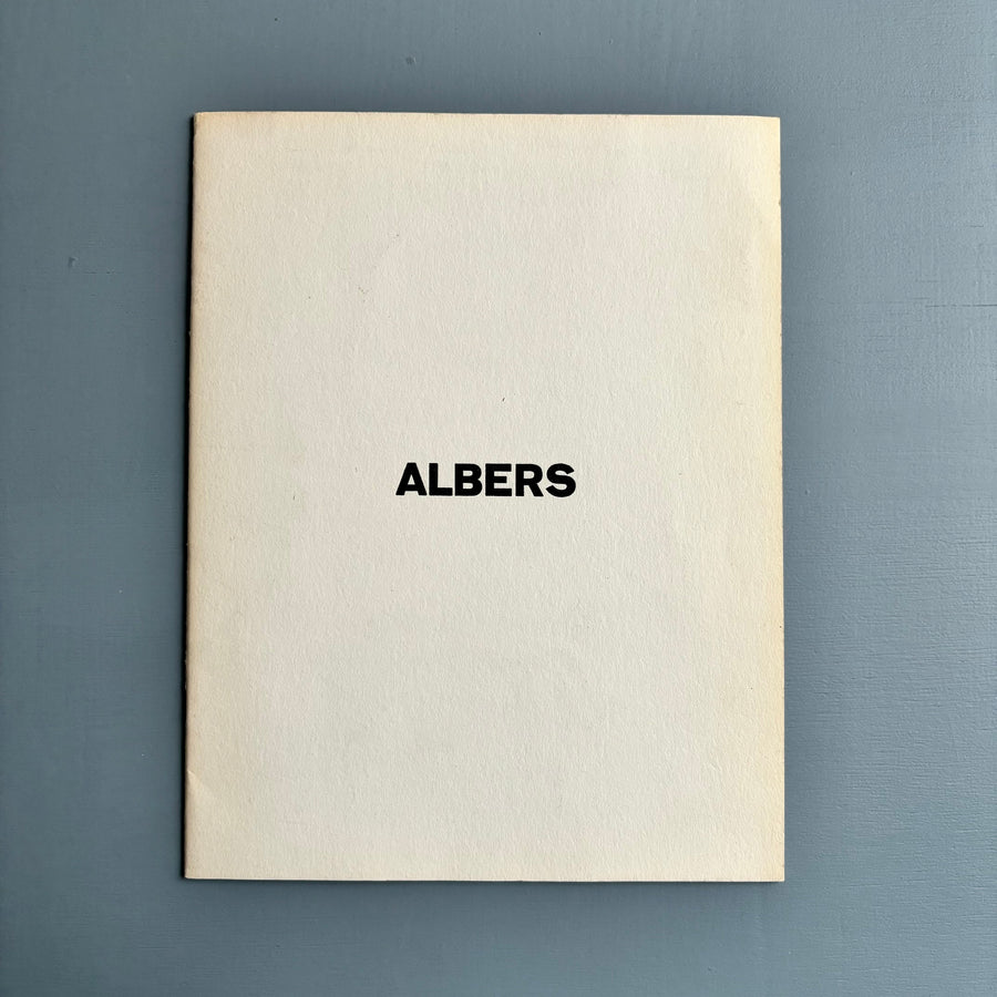 Josef Albers - Sidney Janis Gallery 1961 - Saint-Martin Bookshop