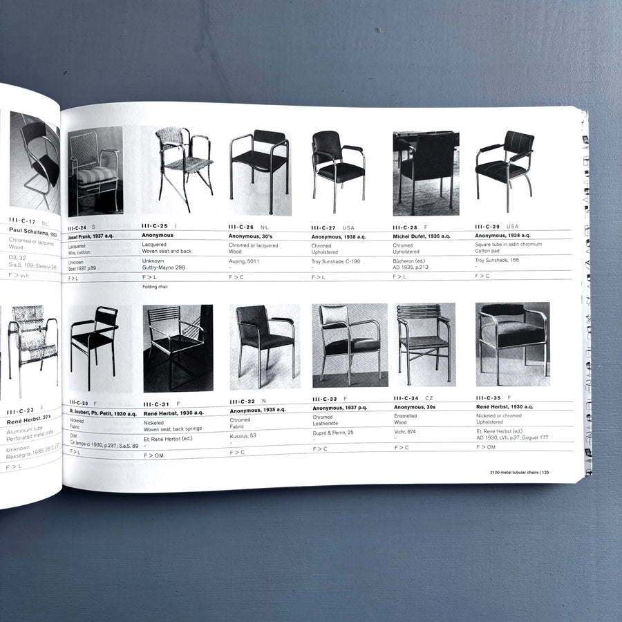 2100 metal tubular chairs - a typology by Otakar Máčel - Van Hezik 2006