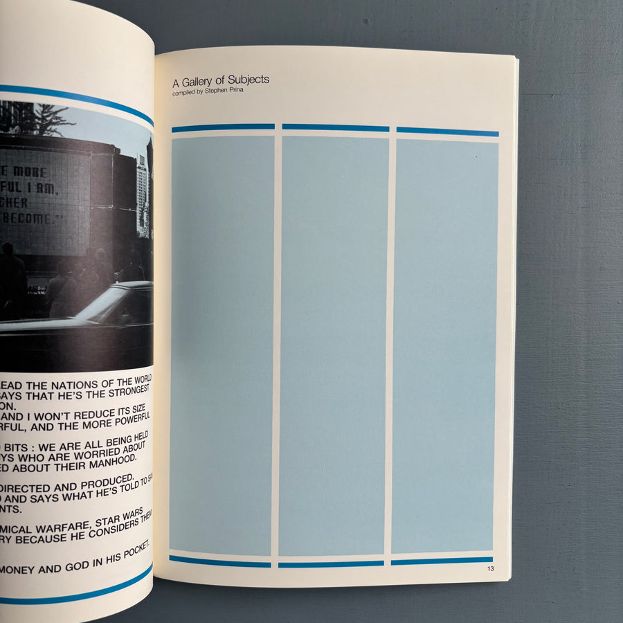 Jenny Holzer, Stephen Prina, Mark Stahl, Christopher Williams - Gewad/De Appel 1984 - Saint-Martin Bookshop