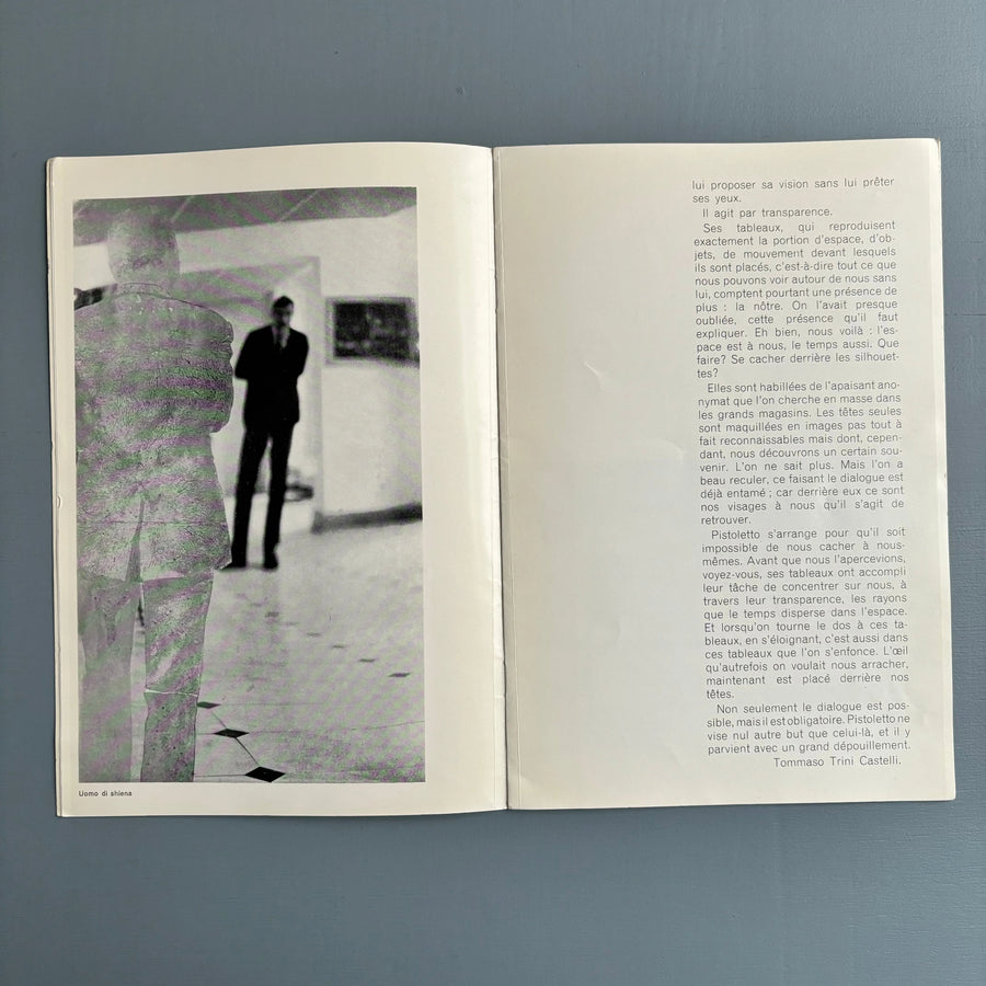 Michelangelo Pistoletto - Ileana Sonnabend 1964 - Saint-Martin Bookshop