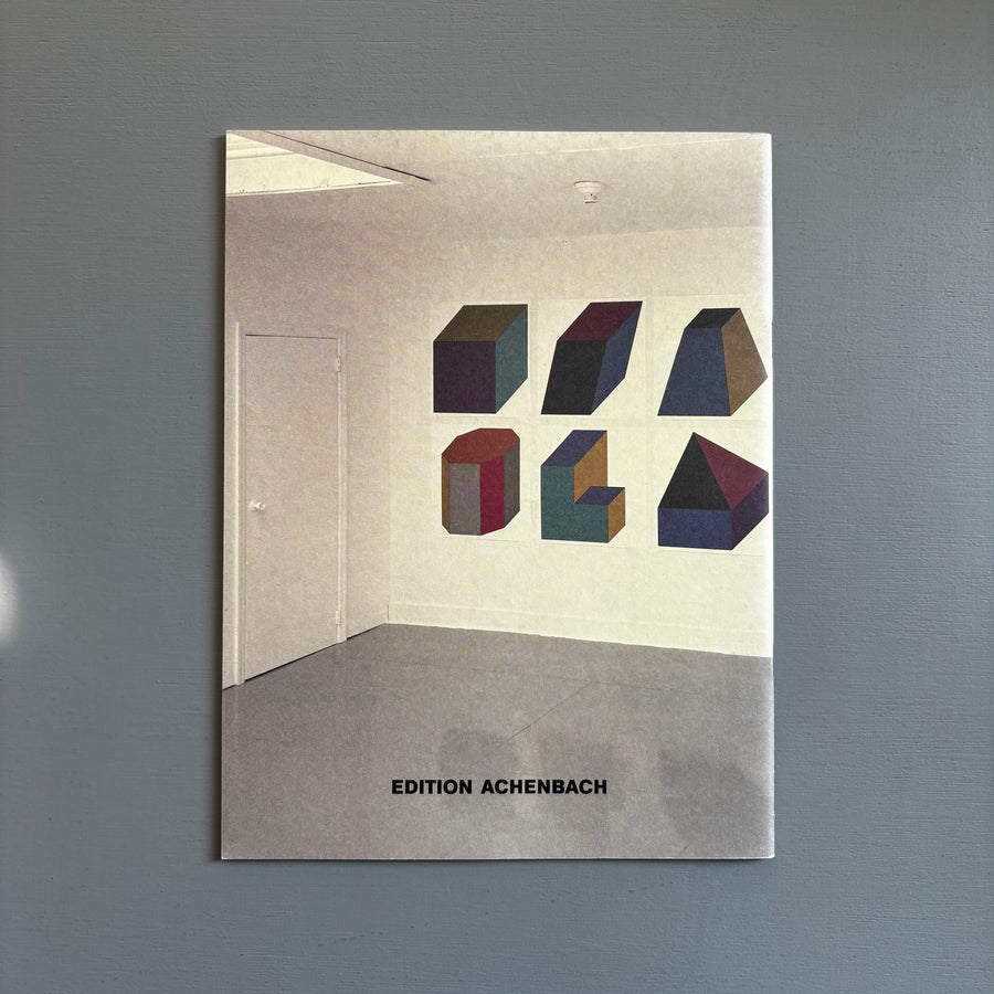 Sol LeWitt - Forms Derived from a Cube (Color) - Edition Achenbach 1991 - Saint-Martin Bookshop