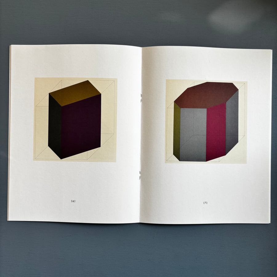 Sol LeWitt - Forms Derived from a Cube (Color) - Edition Achenbach 1991 - Saint-Martin Bookshop