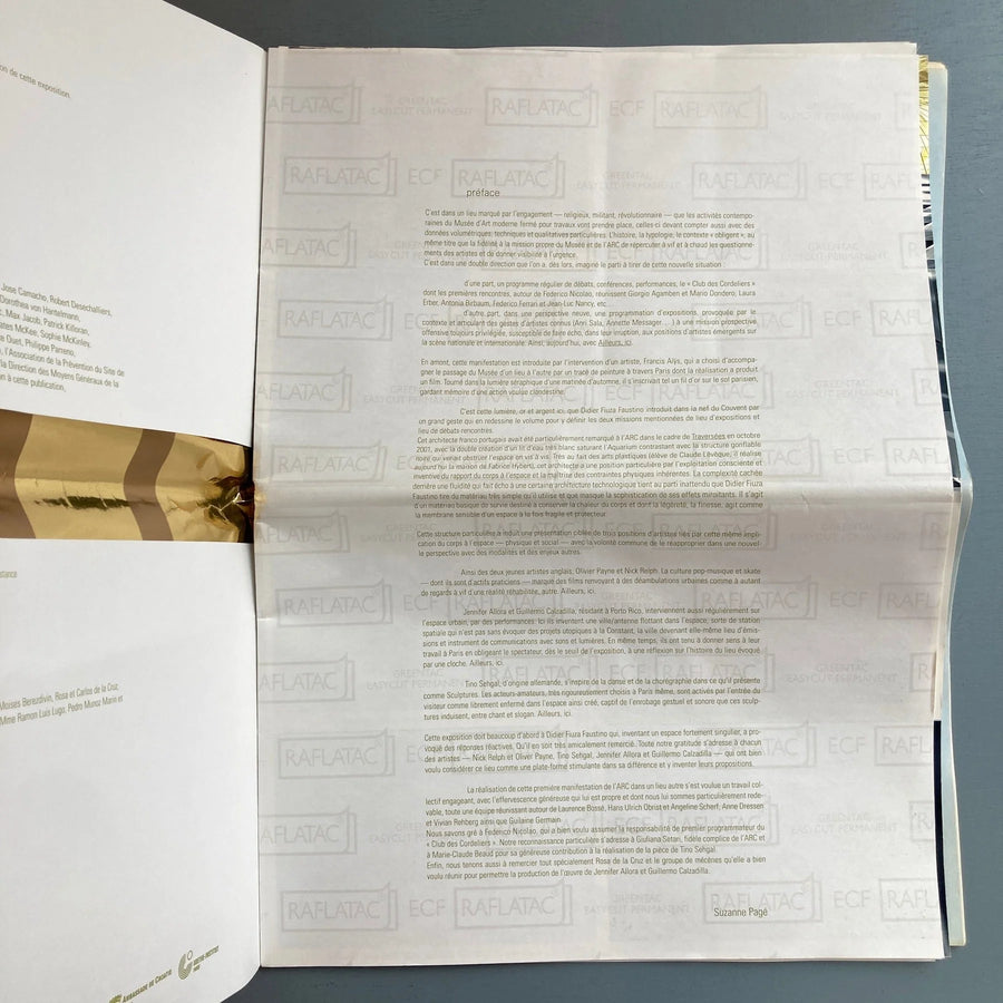 AILLEURS, ICI - Didier Faustino, Jennifer Allora & Guillermo Calzadilla, Oliver Payne & Nick Relph, Tino Sehgal, Francis Alÿs - ARC 2004 - Saint-Martin Bookshop