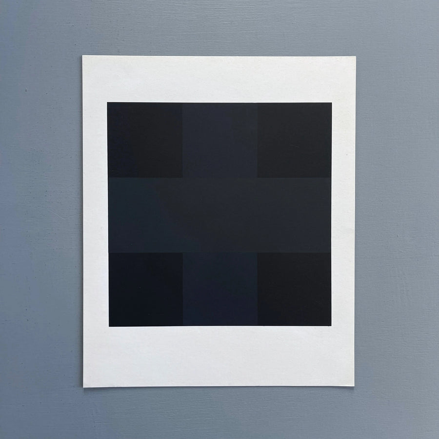 Ad Reinhardt with silkscreen print - Staedtische Kunsthalle