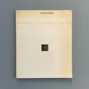 Ad Reinhardt with silk screen print - Staedtische Kunsthalle Dusseldorf 1972