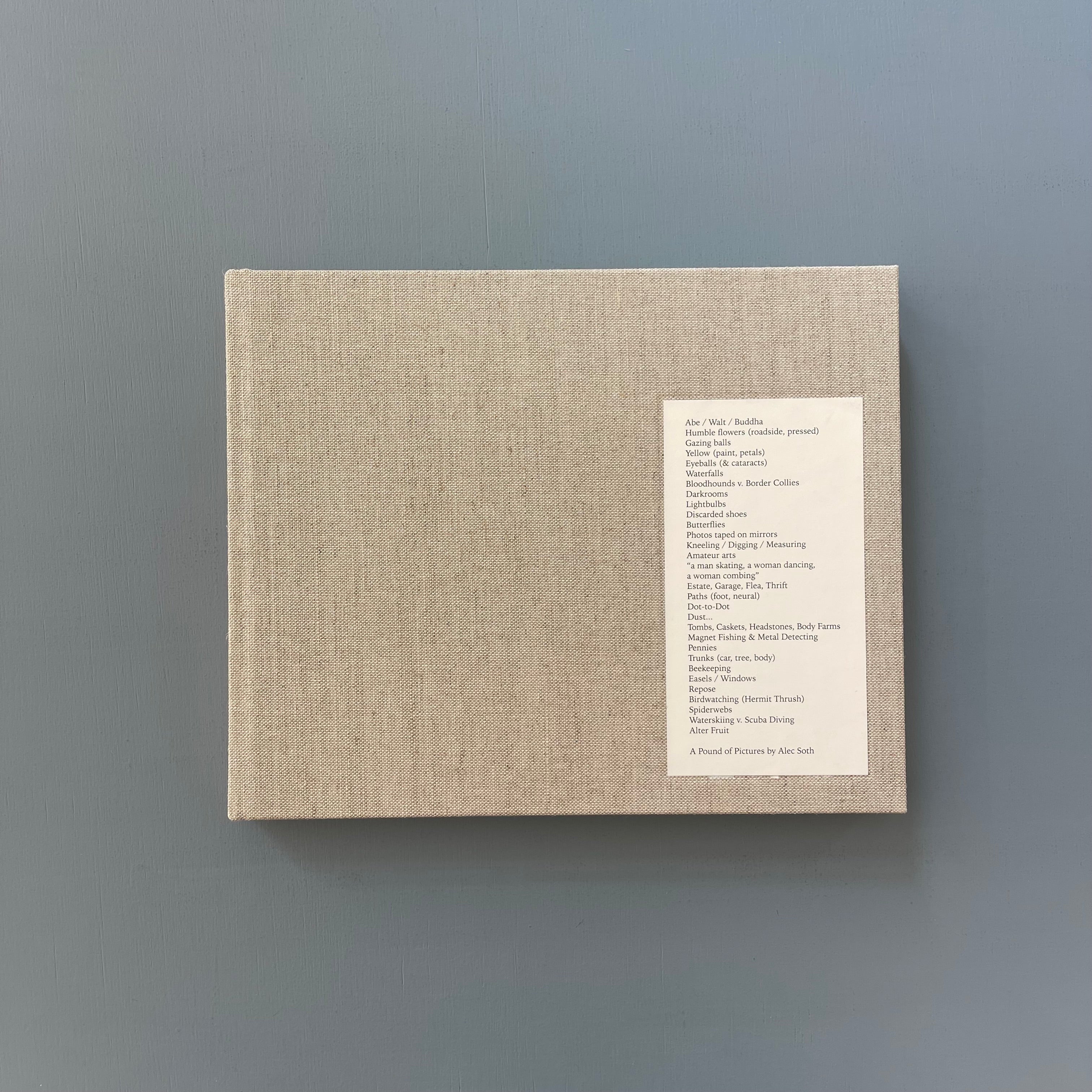 Alec Soth - A pound of pictures - Mack 2021 - Saint-Martin Bookshop