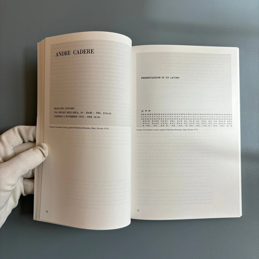 André Cadere - Lettres sur un travail - JBE Books 2022 - Saint-Martin Bookshop