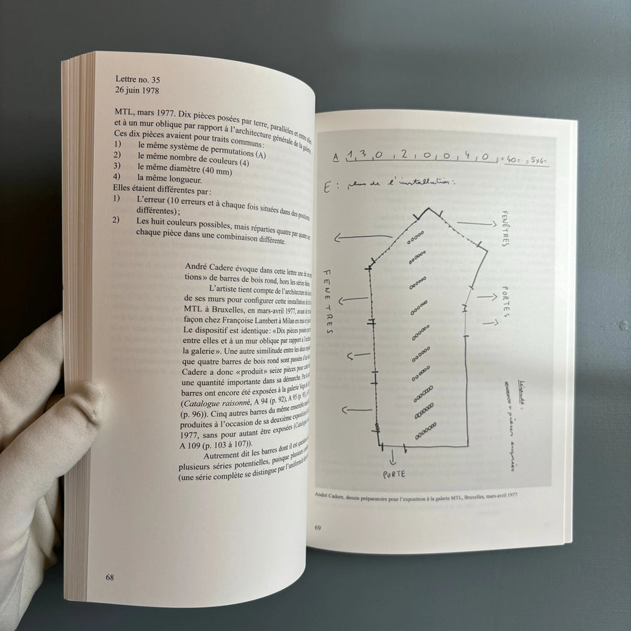 André Cadere - Lettres sur un travail - JBE Books 2022 - Saint-Martin Bookshop
