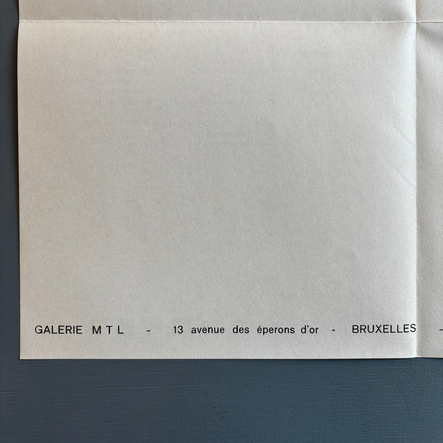 André Cadere - Documenting Caderé, 1972 - 1978 poster - Muzee 2013
