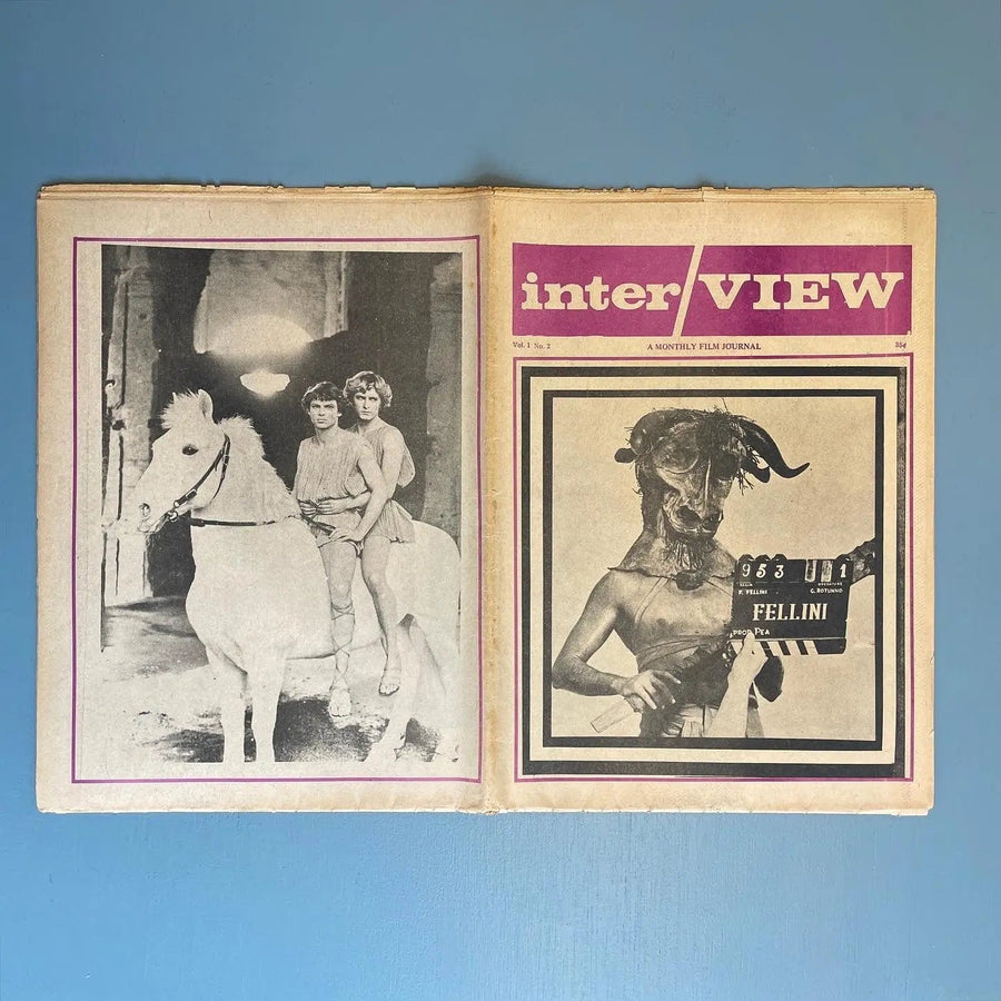 Andy Warhol - Interview Magazine Vol1 No2 - Poetry On Films, Inc 1969 Saint-Martin Bookshop