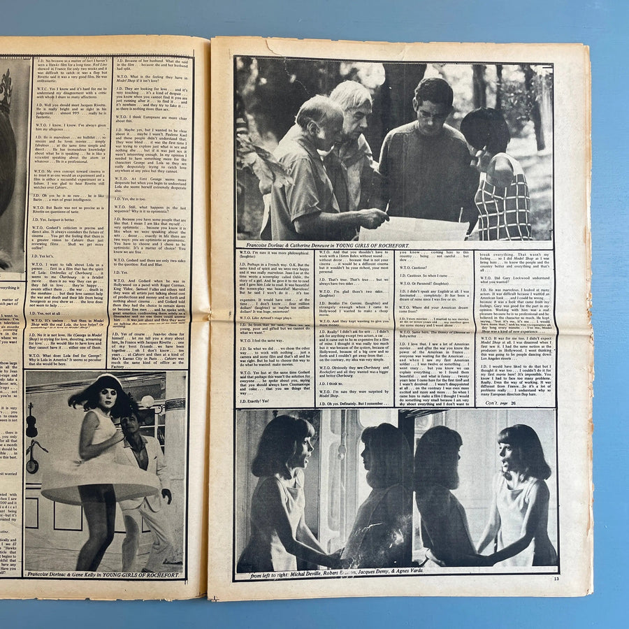 Andy Warhol - Interview Magazine Vol1 No3 - Poetry on Films, Inc 1969 Saint-Martin Bookshop