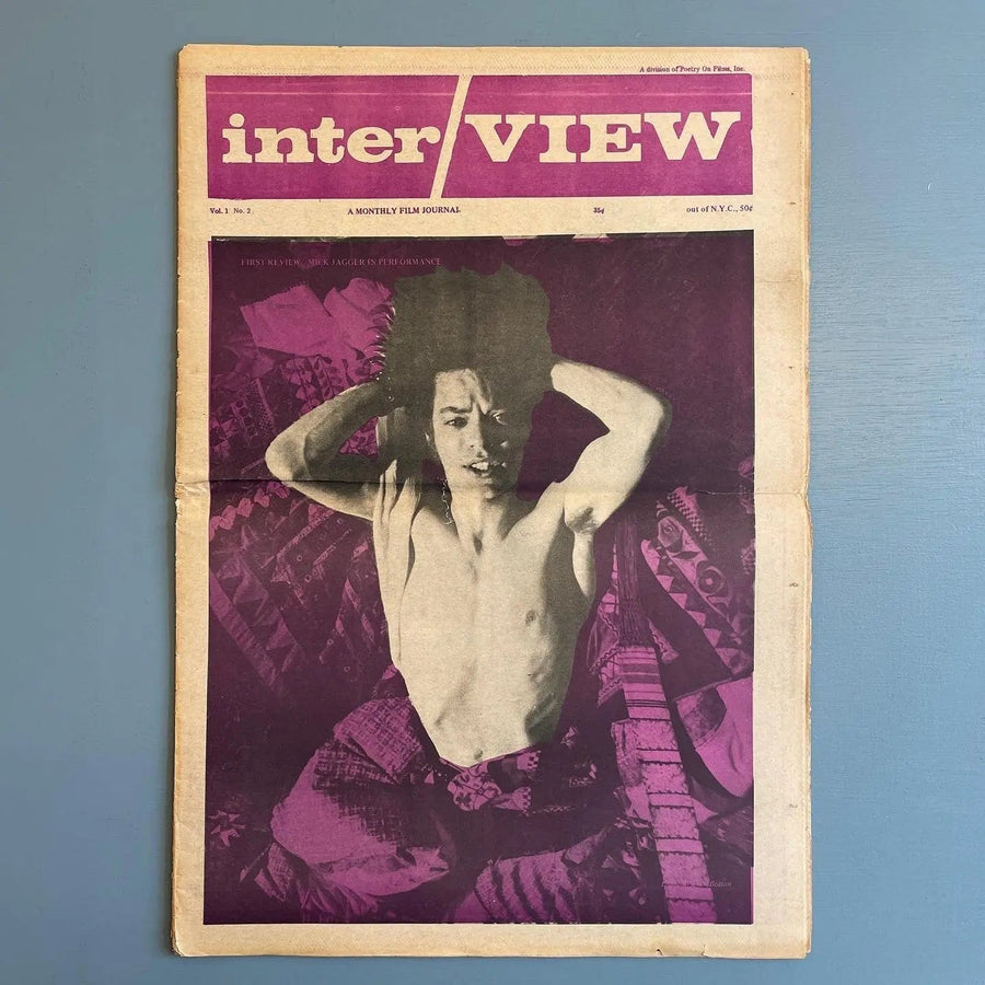 Andy Warhol - Interview Magazine Vol1 No2 - Poetry On Films, Inc 1969 - Saint-Martin Bookshop