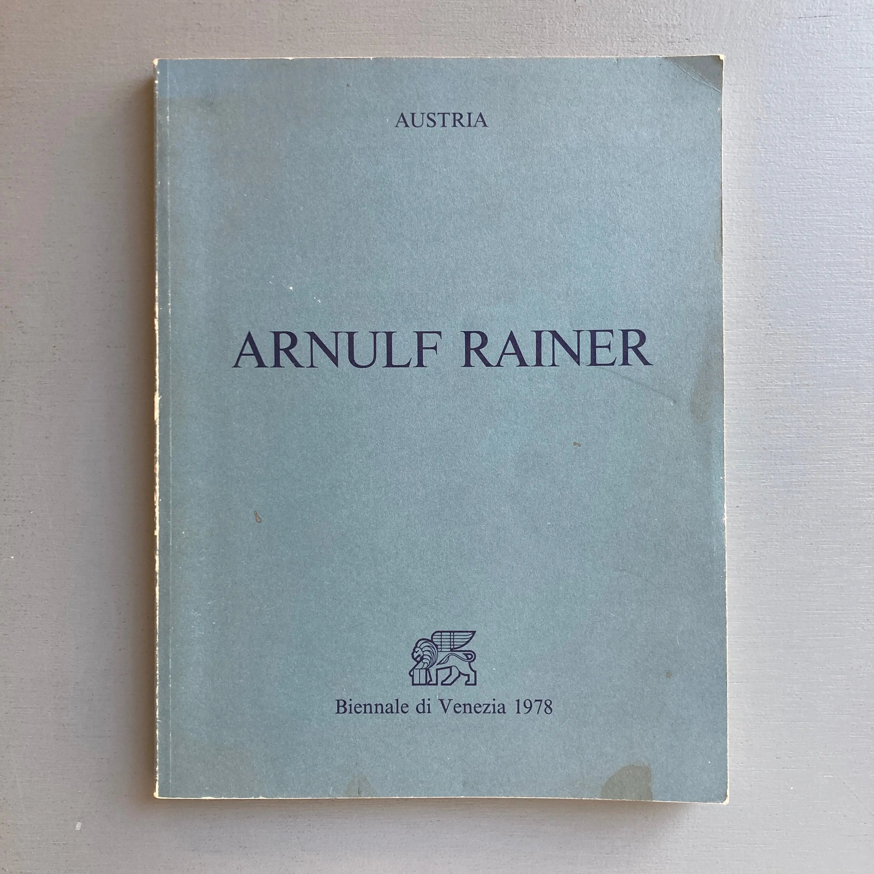 Arnulf Rainer - Biennale di Venezia 1978 - Saint-Martin Bookshop