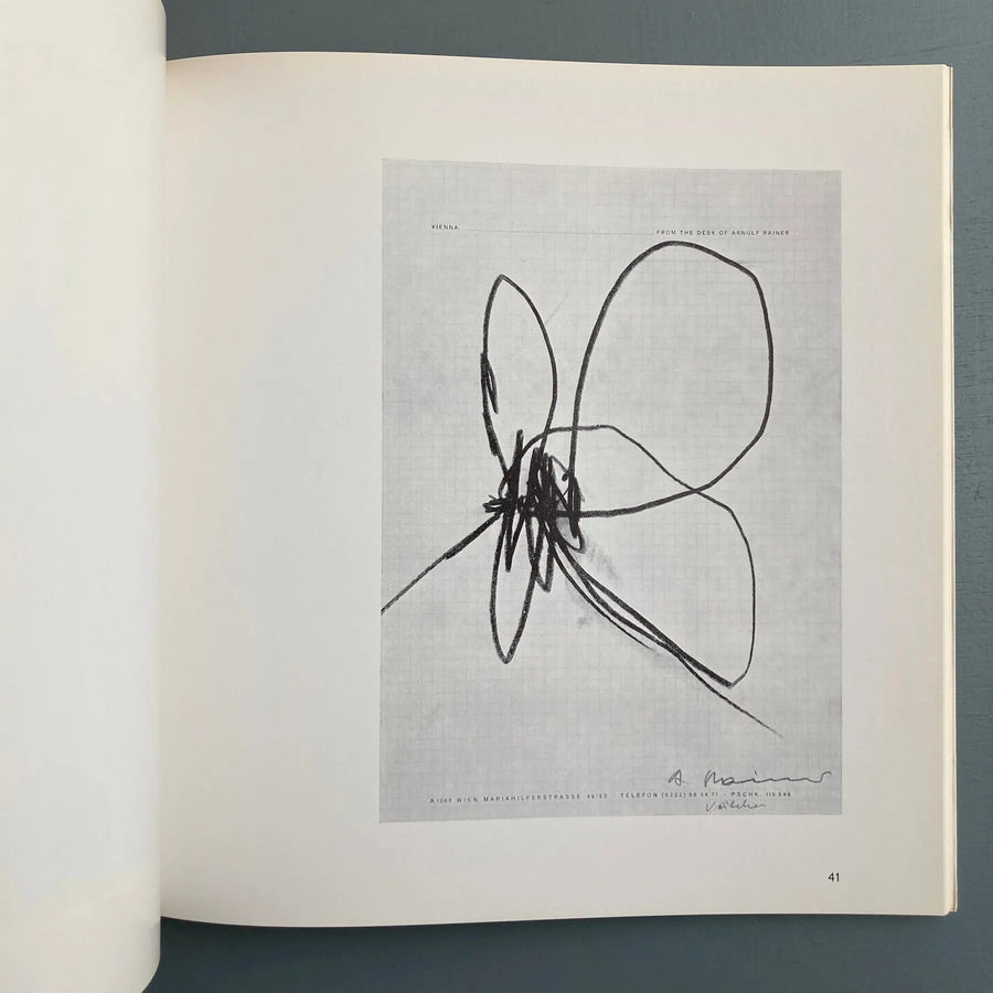 Arnulf Rainer - Blindzeichnungen - Hake Verlag 1973 - Saint-Martin Bookshop