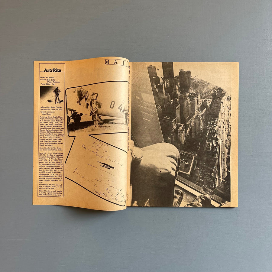 Art-Rite Issue No. 11-12 - Art-Rite Publishing Winter/Spring 1975/1976