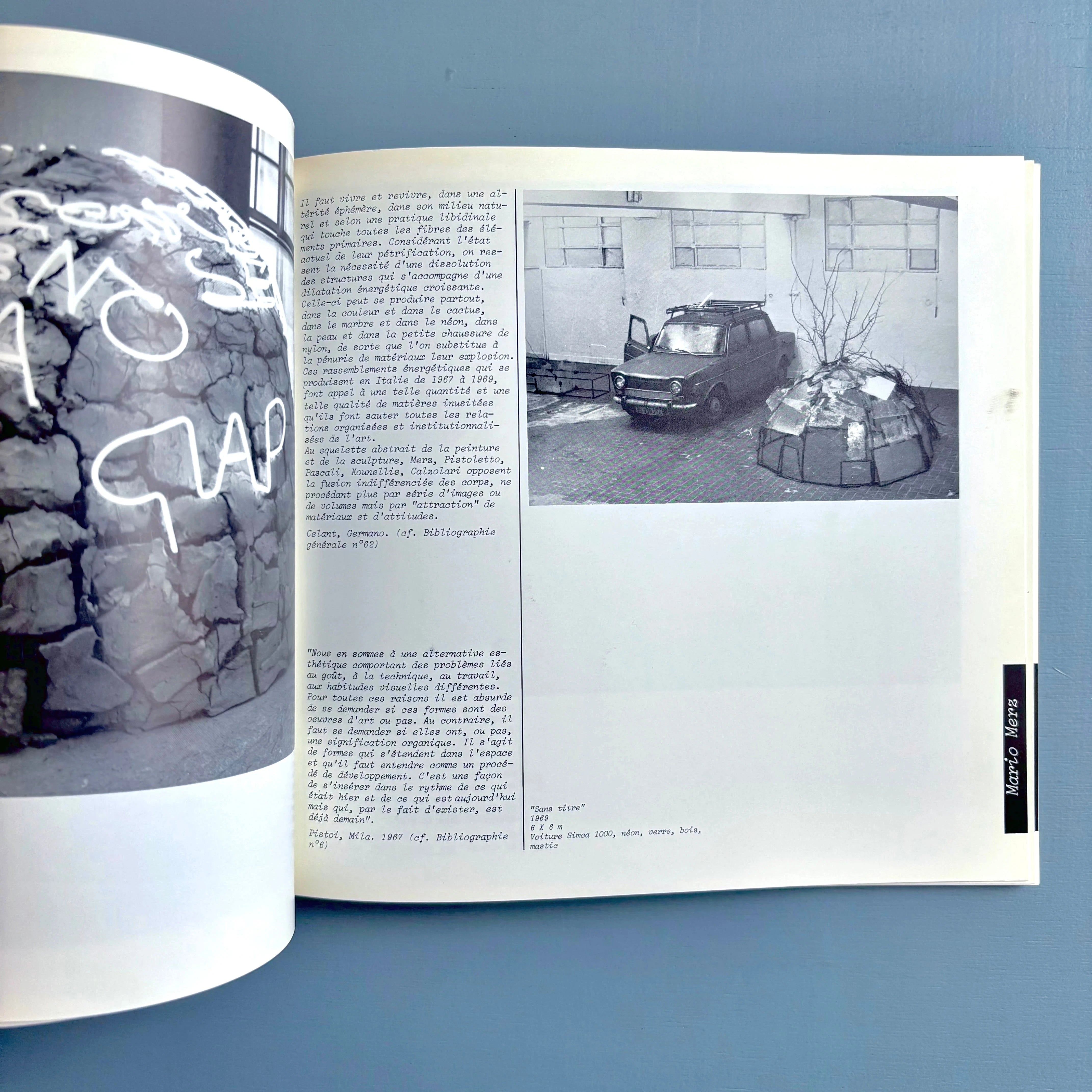 Capc Arte Povera, Antiform. Sculptures 1966-1969 - capc Bordeaux 1982 ...