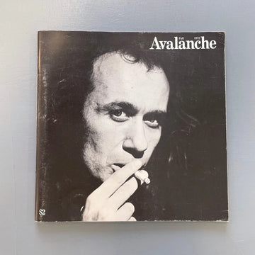 Avalanche Magazine No 6 - Fall 1972 (Vito Acconci by Van Schley cover)