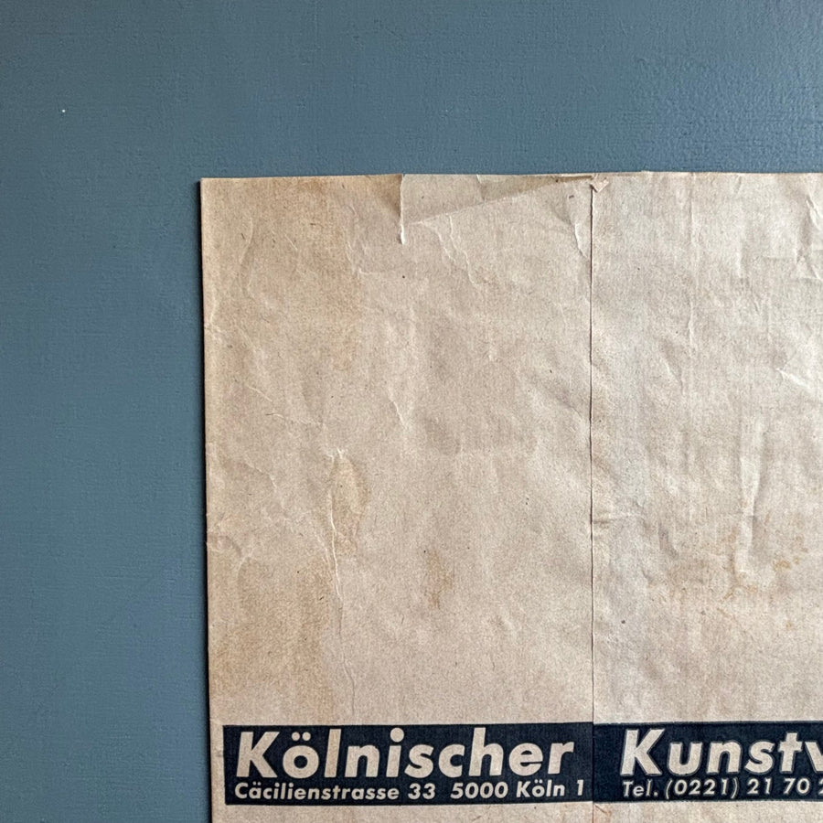 Barbara Kruger - I shop therefore I am (paper bag) - Kölnischer Kunstverein 1990 - Saint-Martin Bookshop